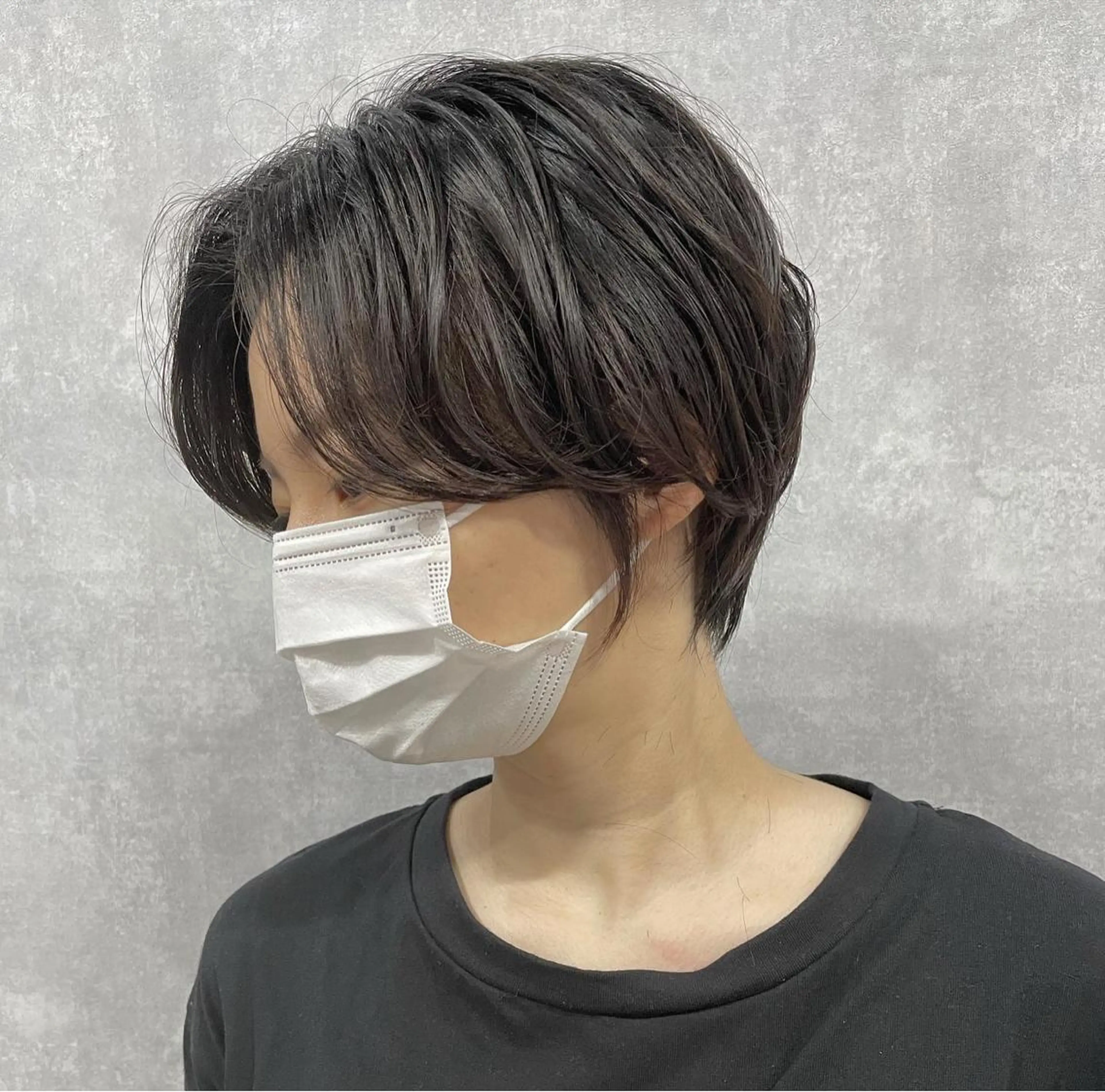 ショート 切りっぱなしボブ ショートボブ ハンサムショート 丸みショート アッシュ カット ヘアカラー トリートメント C’LD hair produce /シールドヘア所属・モテ髪/ボブ/ショー ト/アダチフウトのヘアスタイル