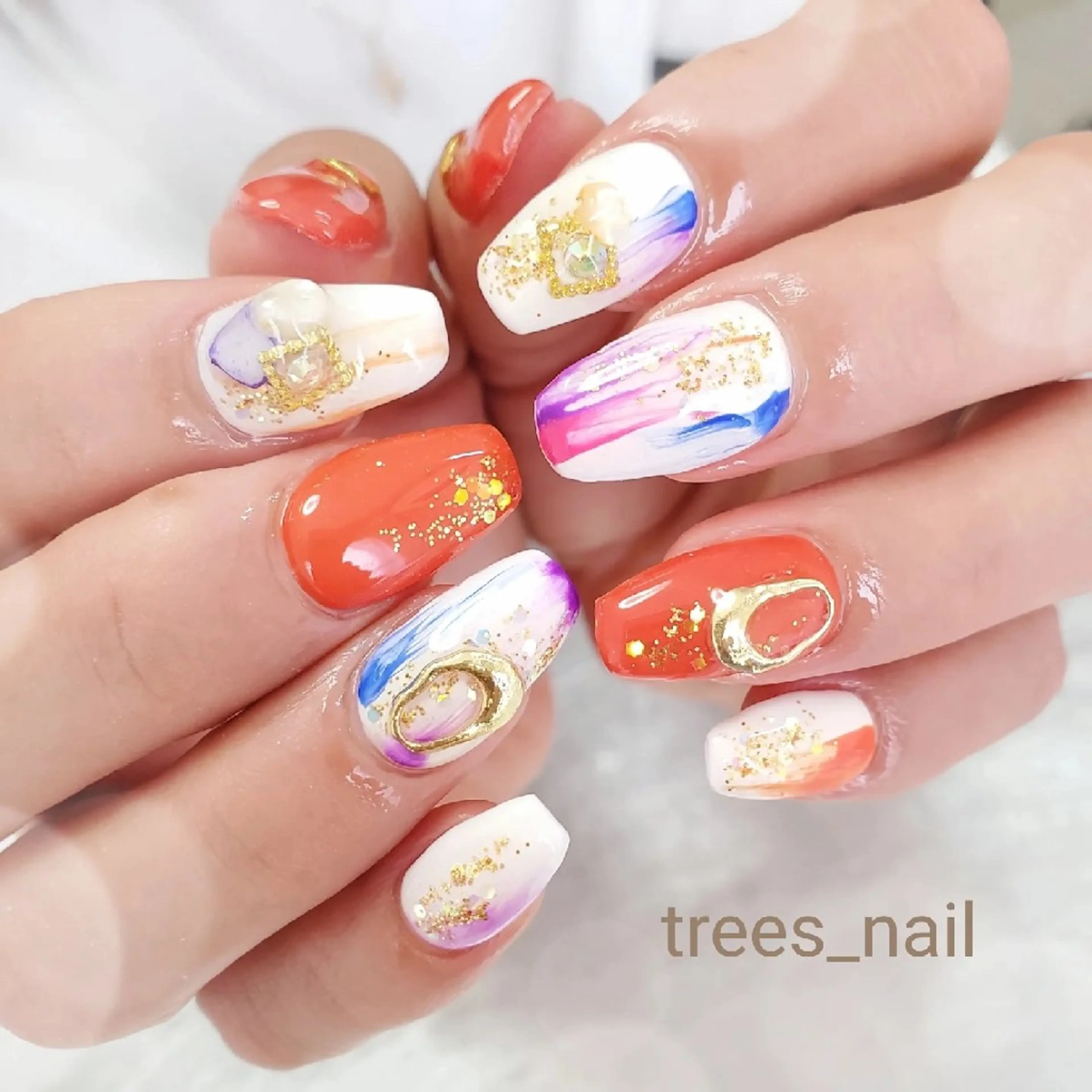 ネイル trees_ nailのネイルデザイン