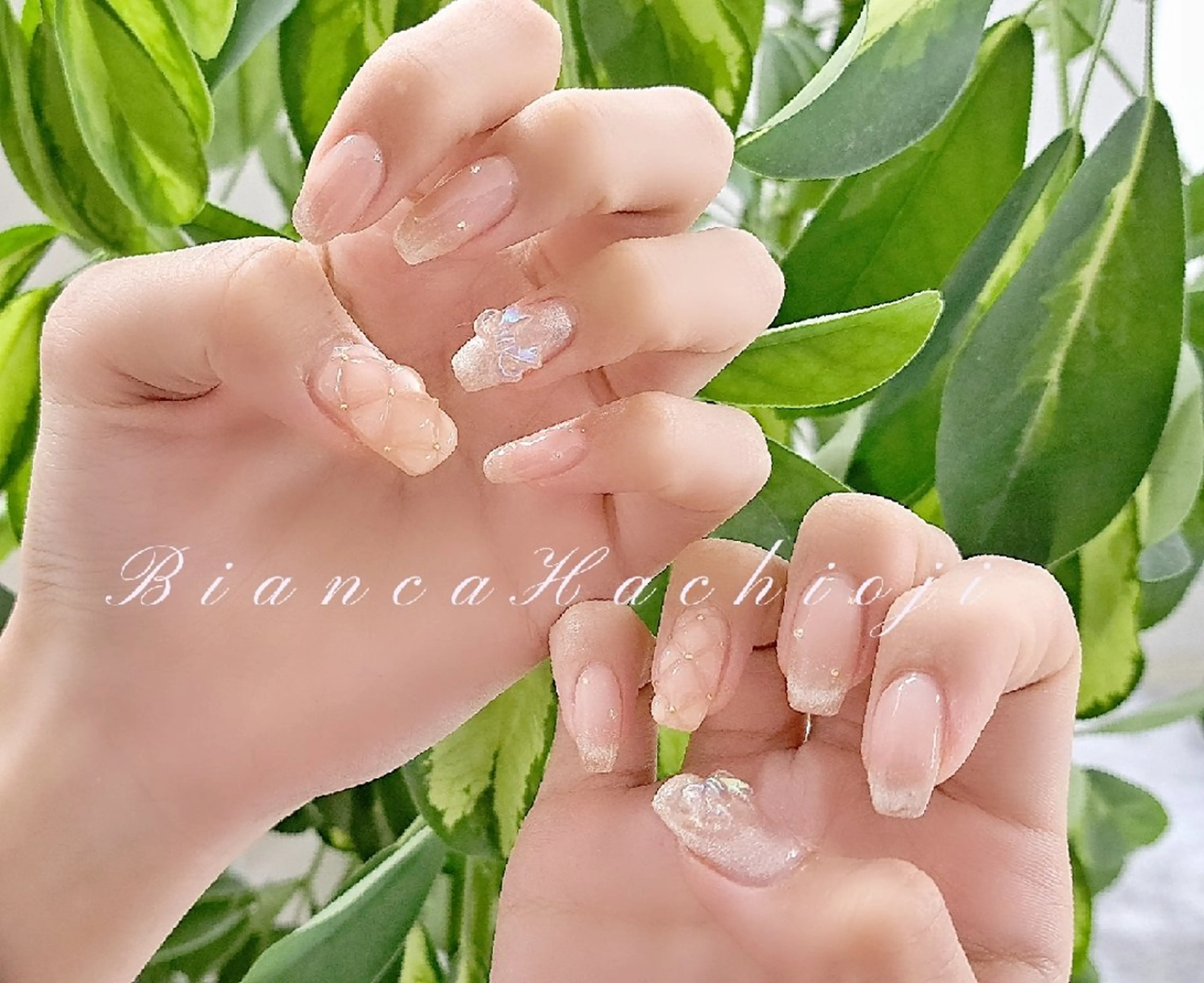 ネイル シンプルネイル Bianca八王子 まえさだのネイルデザイン