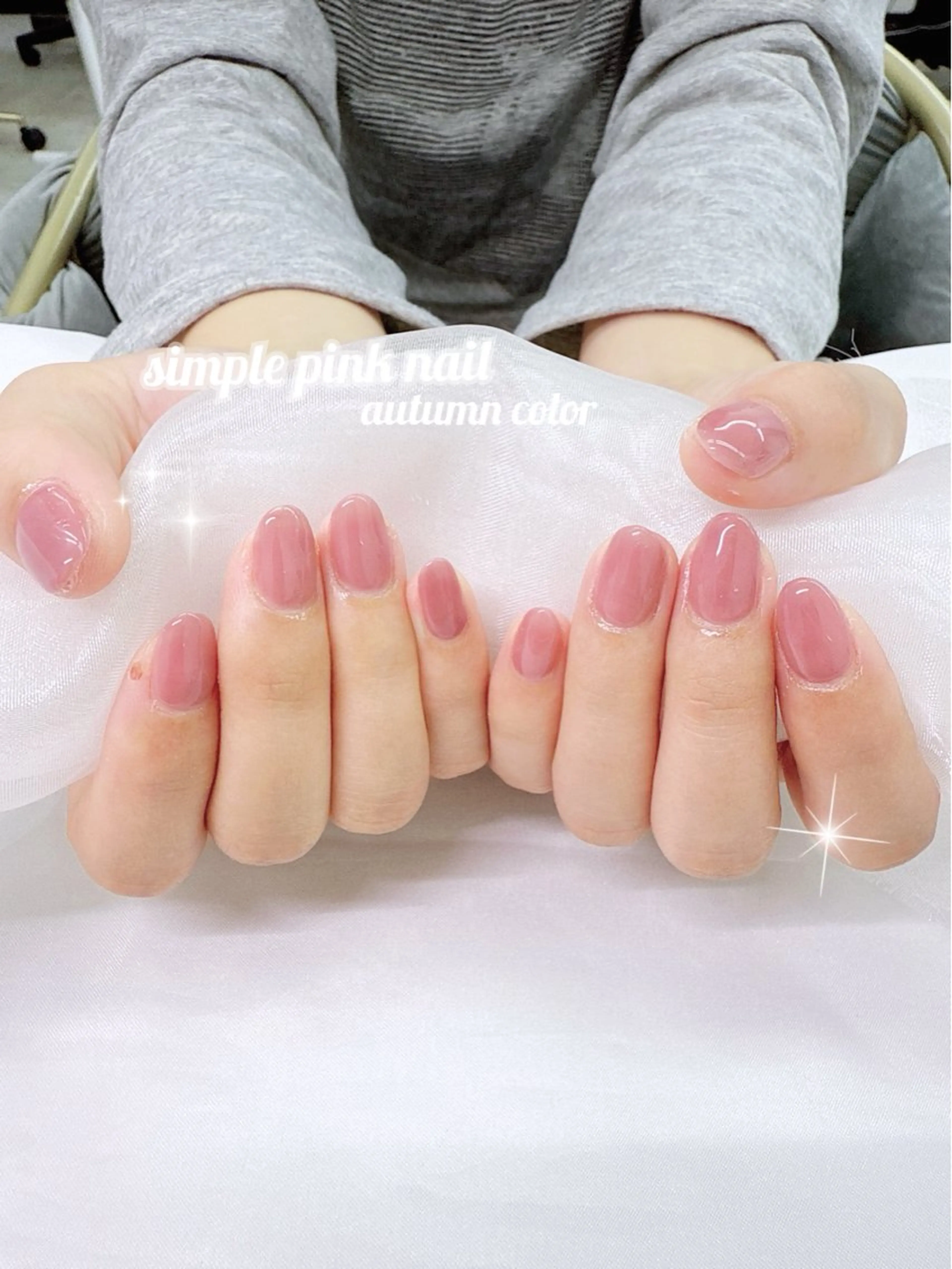 ネイル ハンドネイル ちゅるんネイル🩵 miyuのネイルデザイン