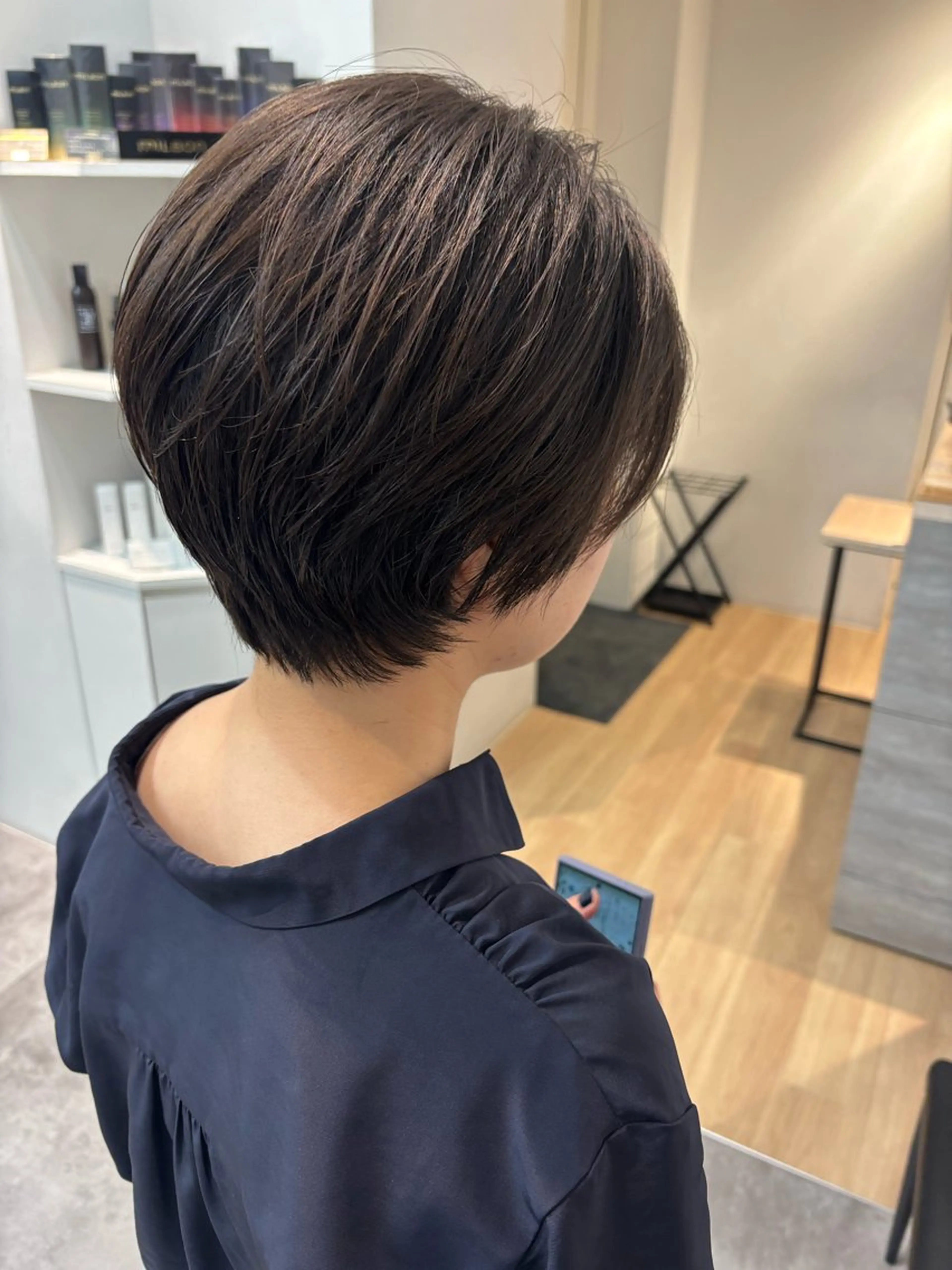 ショート カラー ヘアアレンジ マエダ アズミ🌱のヘアスタイル