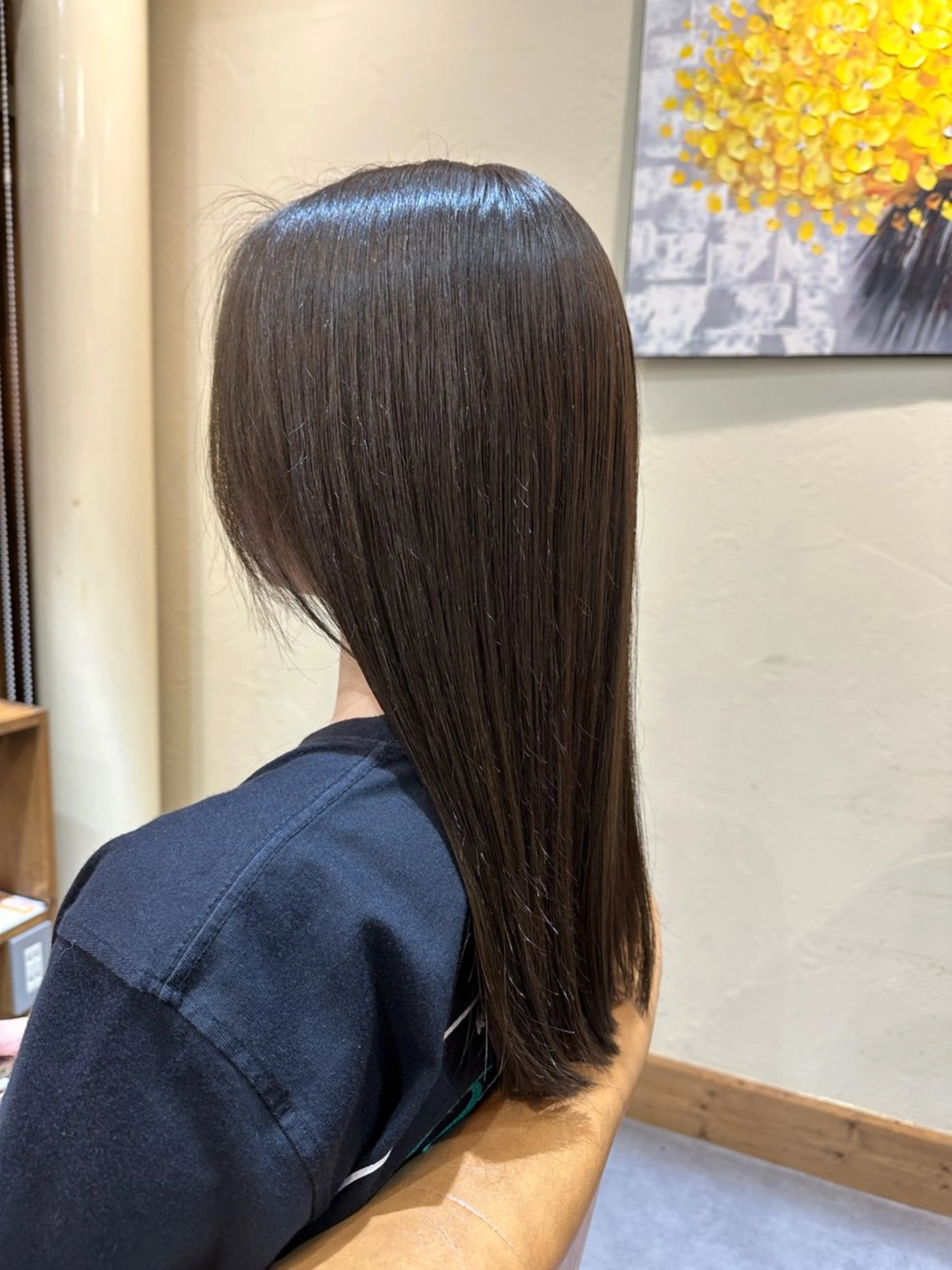 セミロング カラー ブラウンカラー ココアブラウン I-FLAT 松本大輝のヘアスタイル
