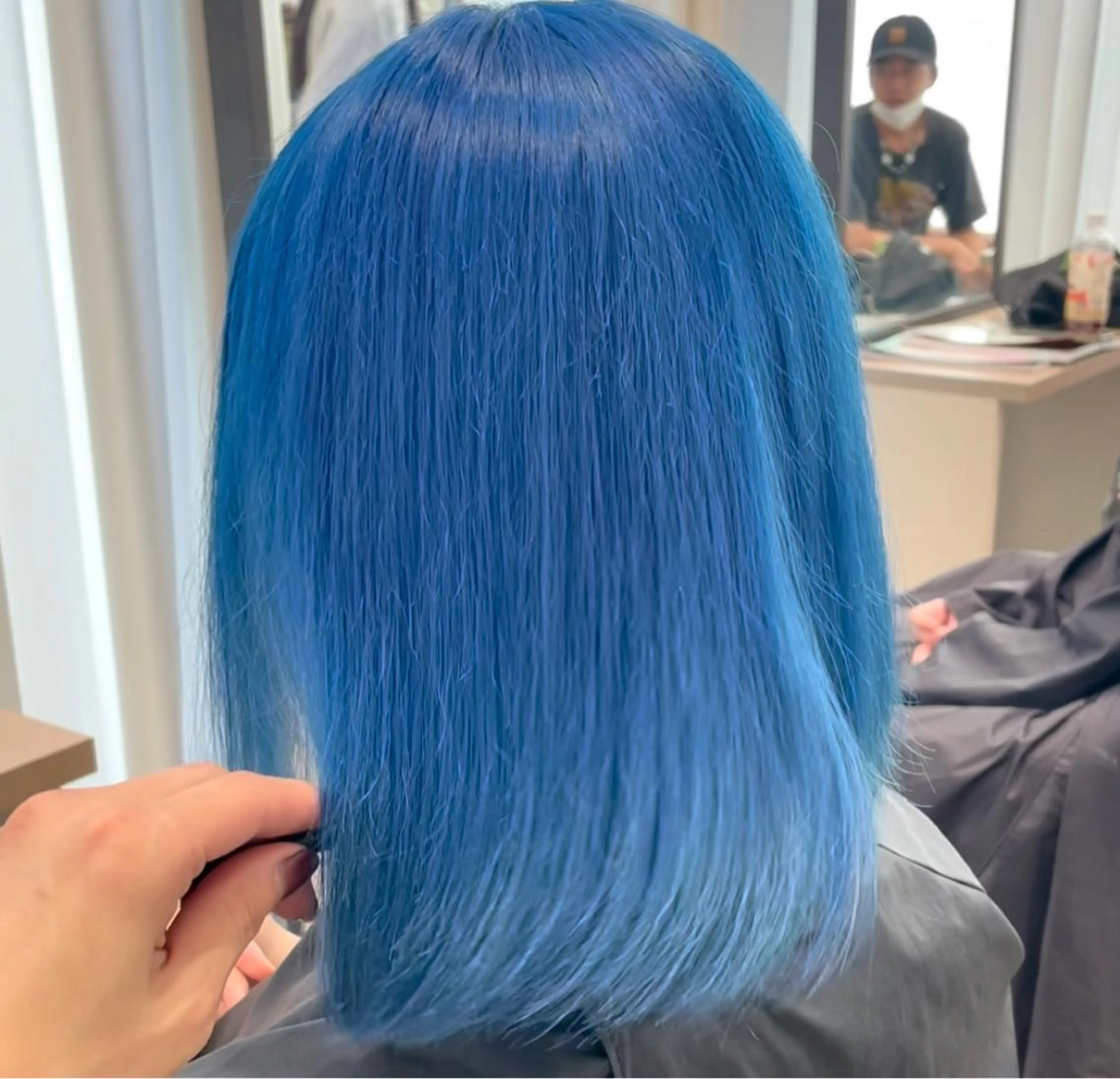 ミディアム カラー ヘアアレンジ メンズ ヘアカラー トリートメント ヘアセット 🧸ハイトーン🧸 ゆっきー🧸のヘアスタイル