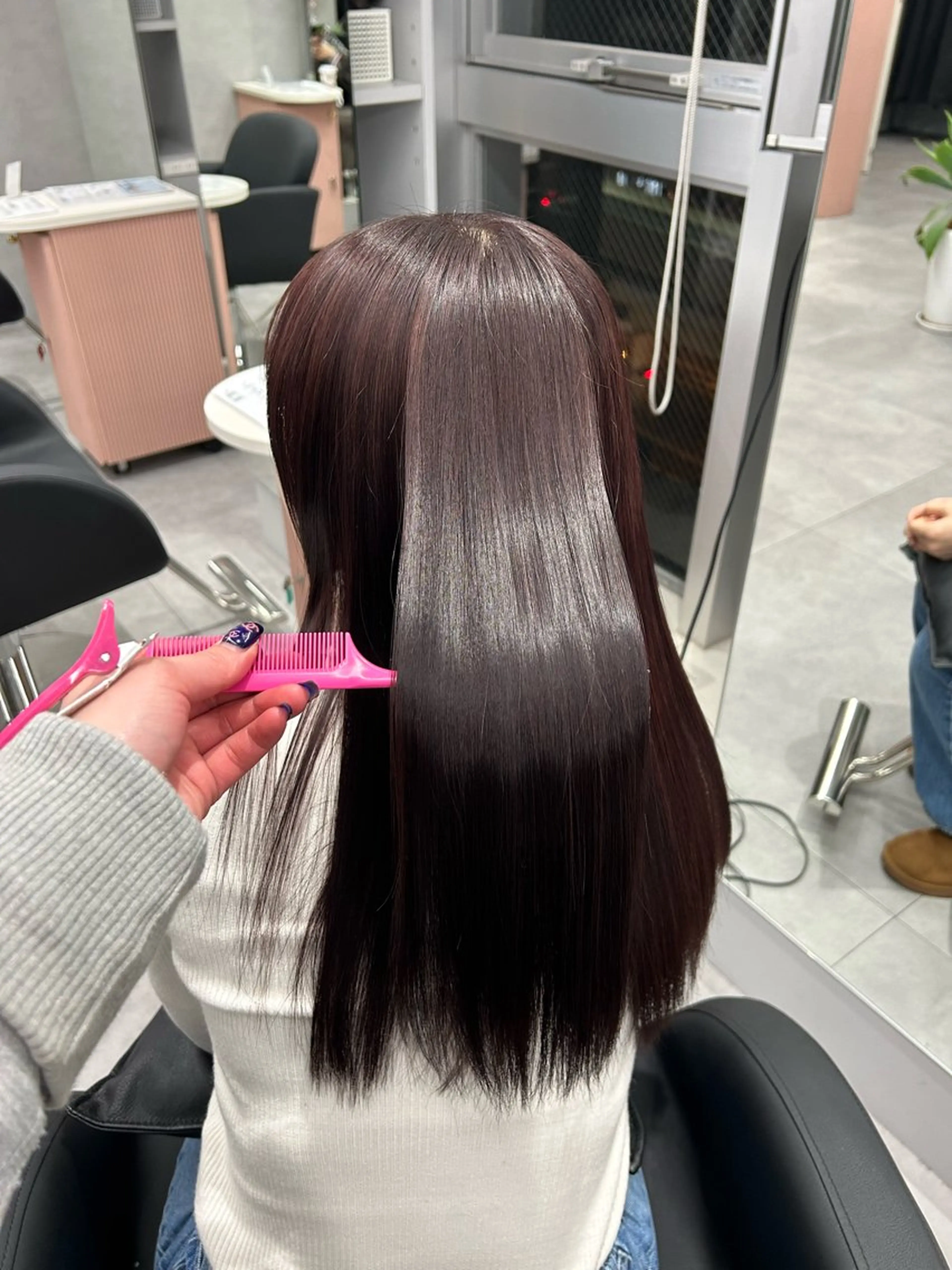 ロング 髪質改善 トリートメント 岸田 悠佑のヘアスタイル