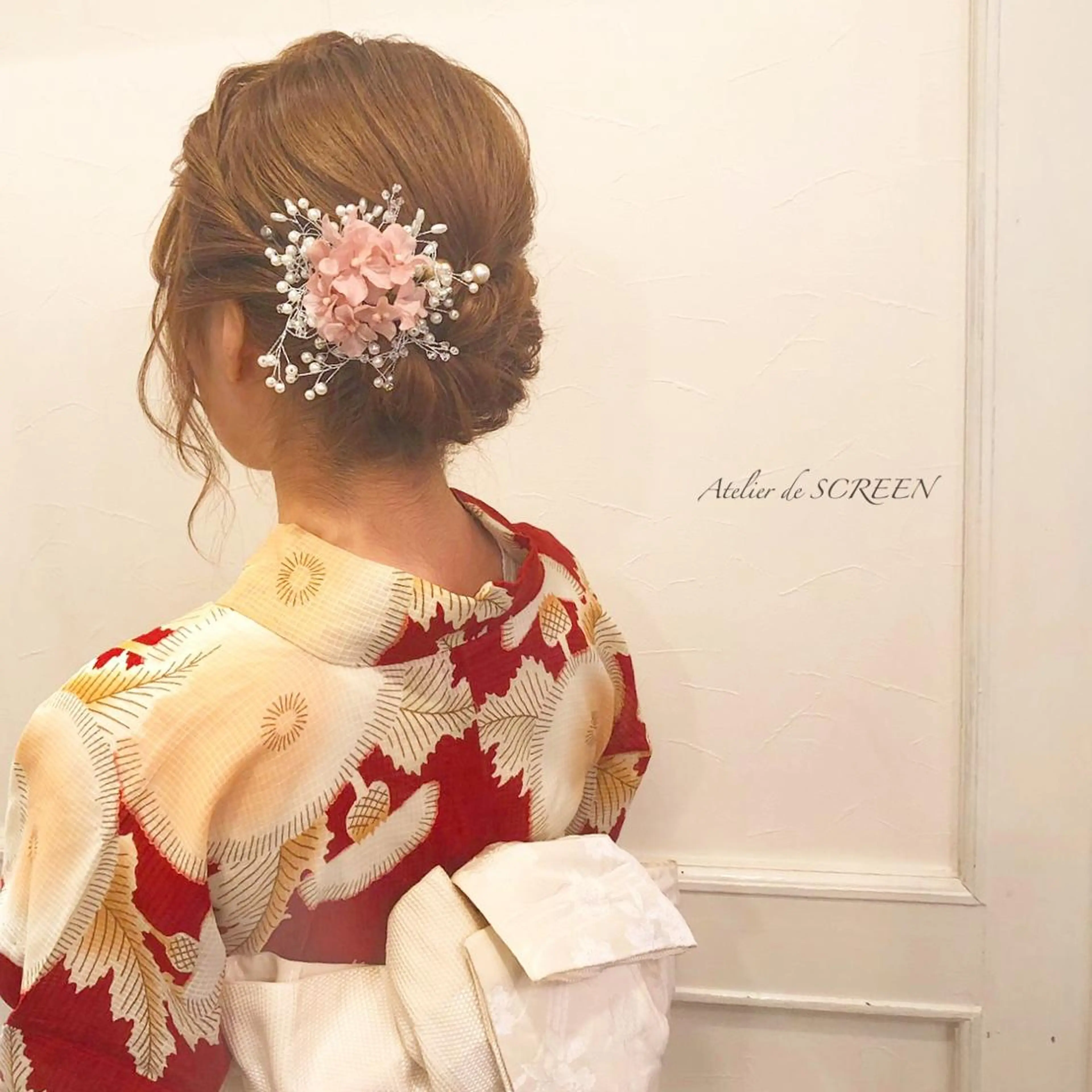 ヘアアレンジ 浴衣 SCREEN 仙台のマツエク・マツパデザイン