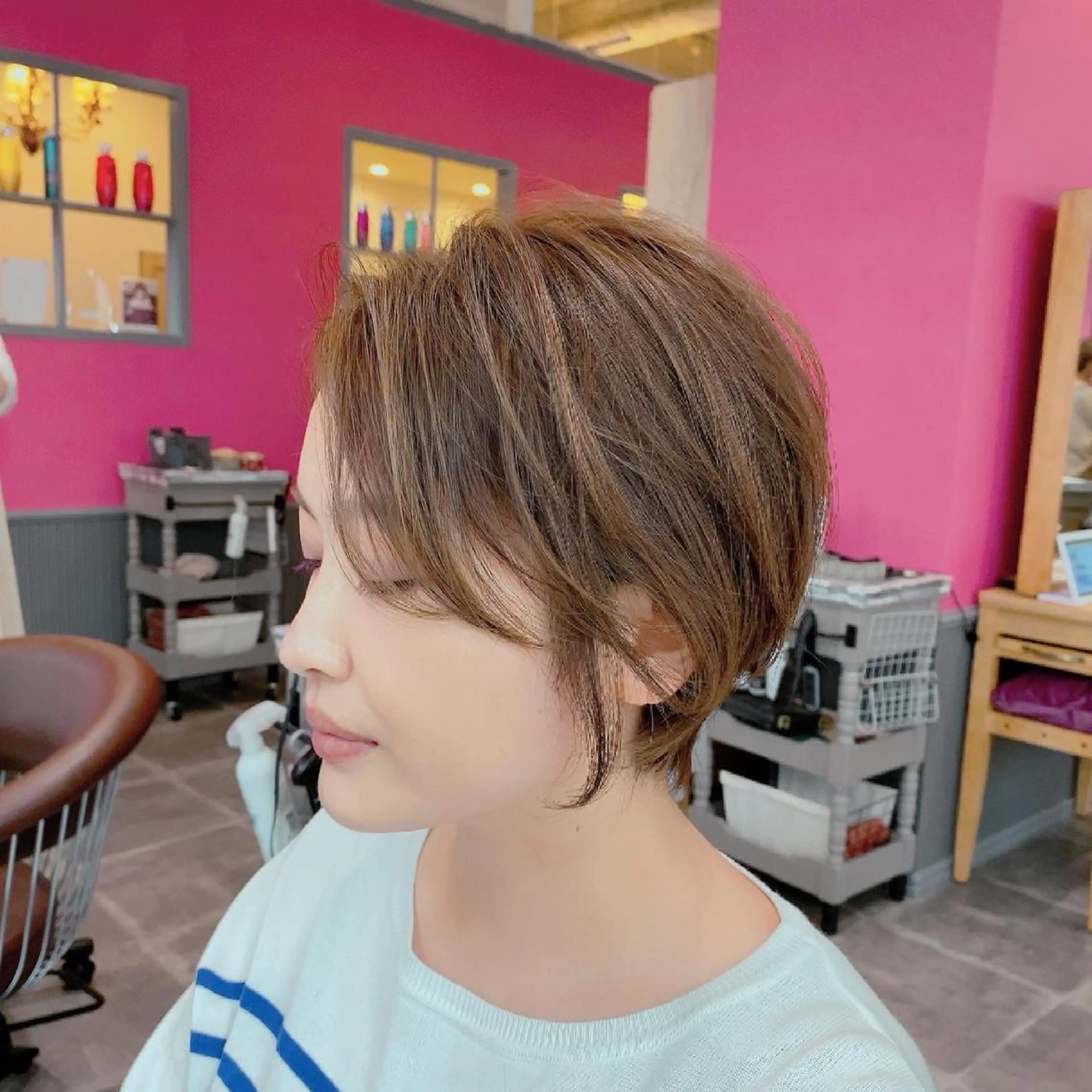 ショート ON_fleek所属・藤本 祥実のヘアスタイル