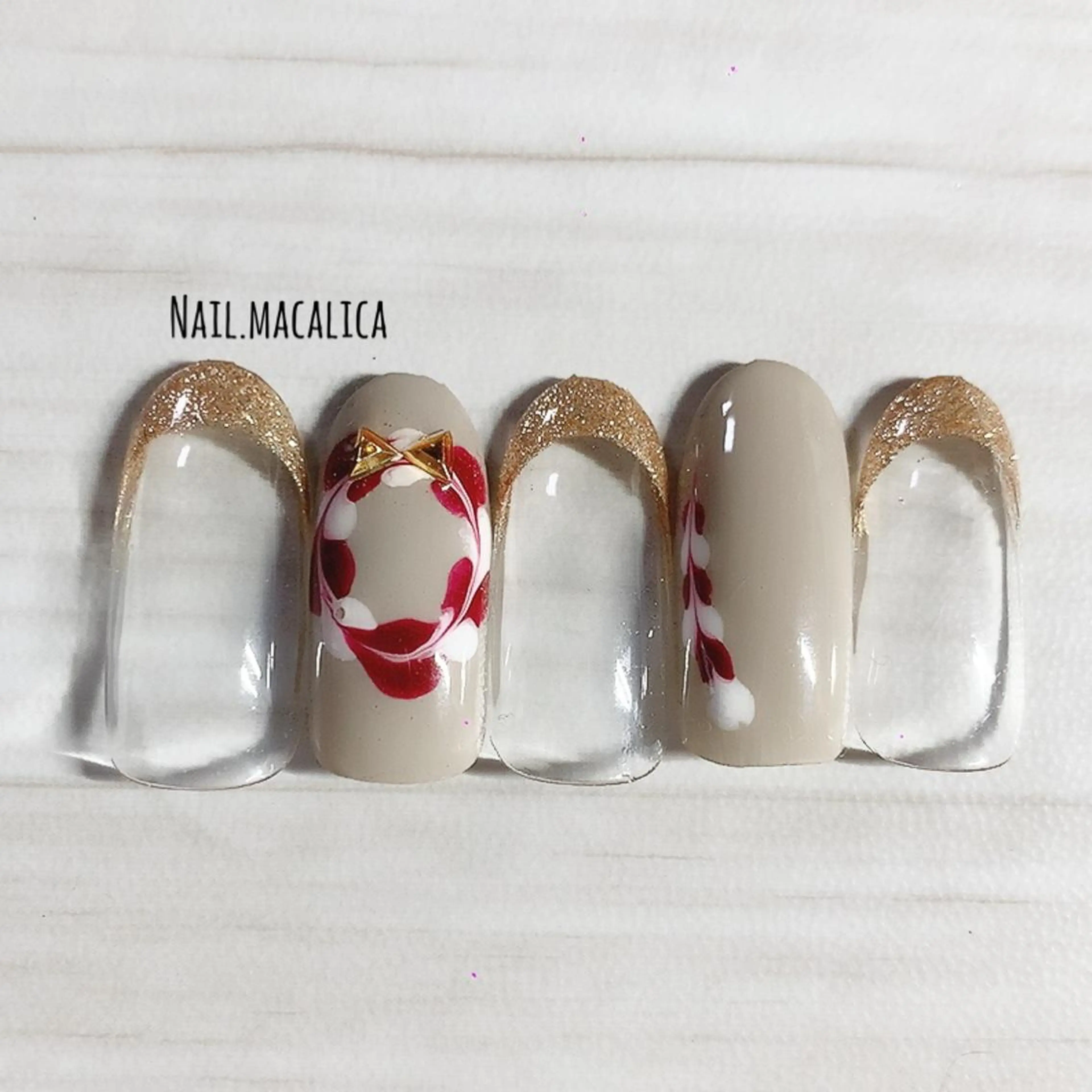 ネイル 冬ネイル クリスマス Nail macalicaのその他イメージ