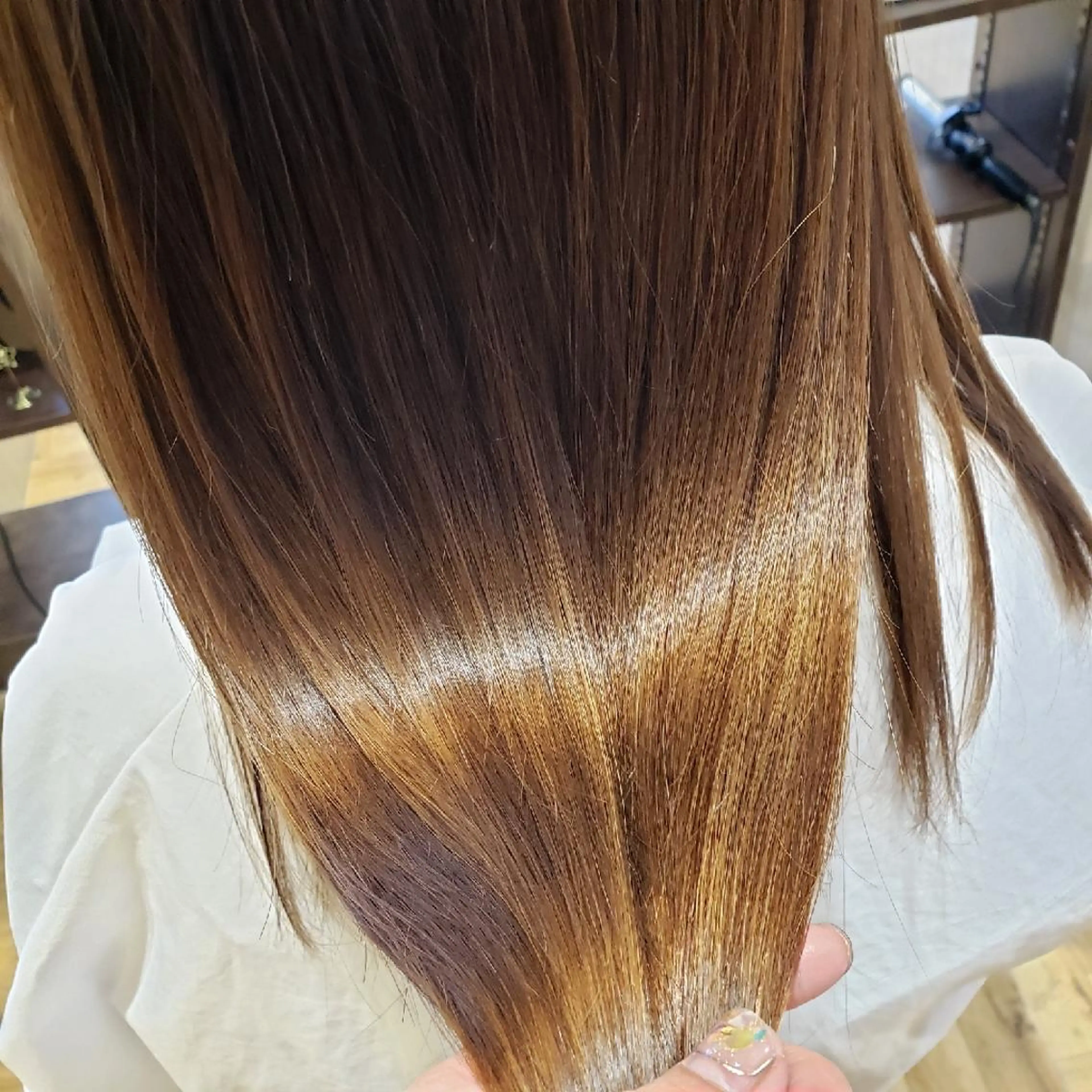 ロング トリートメント ma cherie 三浦直美のヘアスタイル