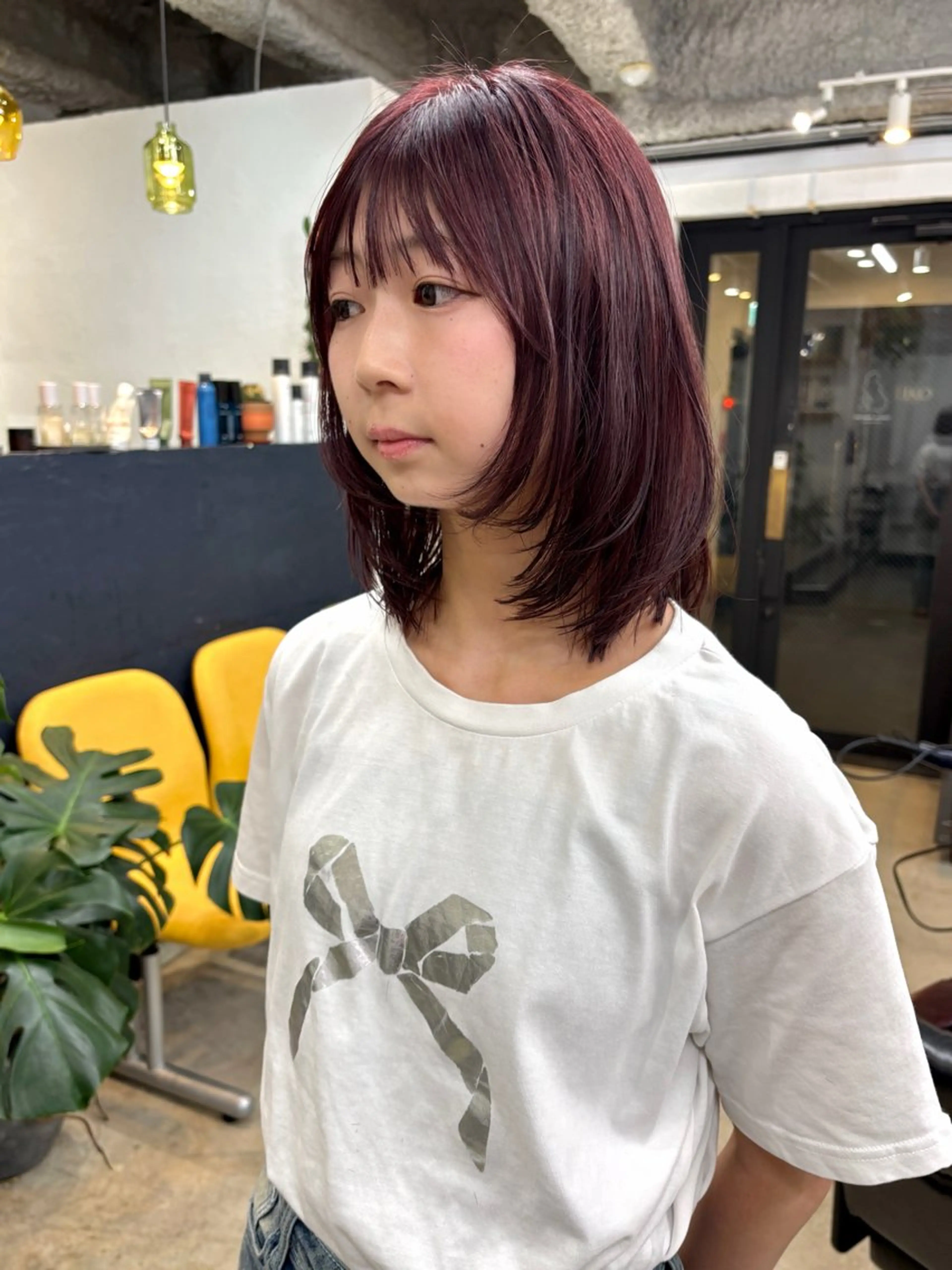 【学割U24クーポン】似合わせカット+カラー 🍎カットとカラーでスタイルチェンジ🍎平日限定の写真