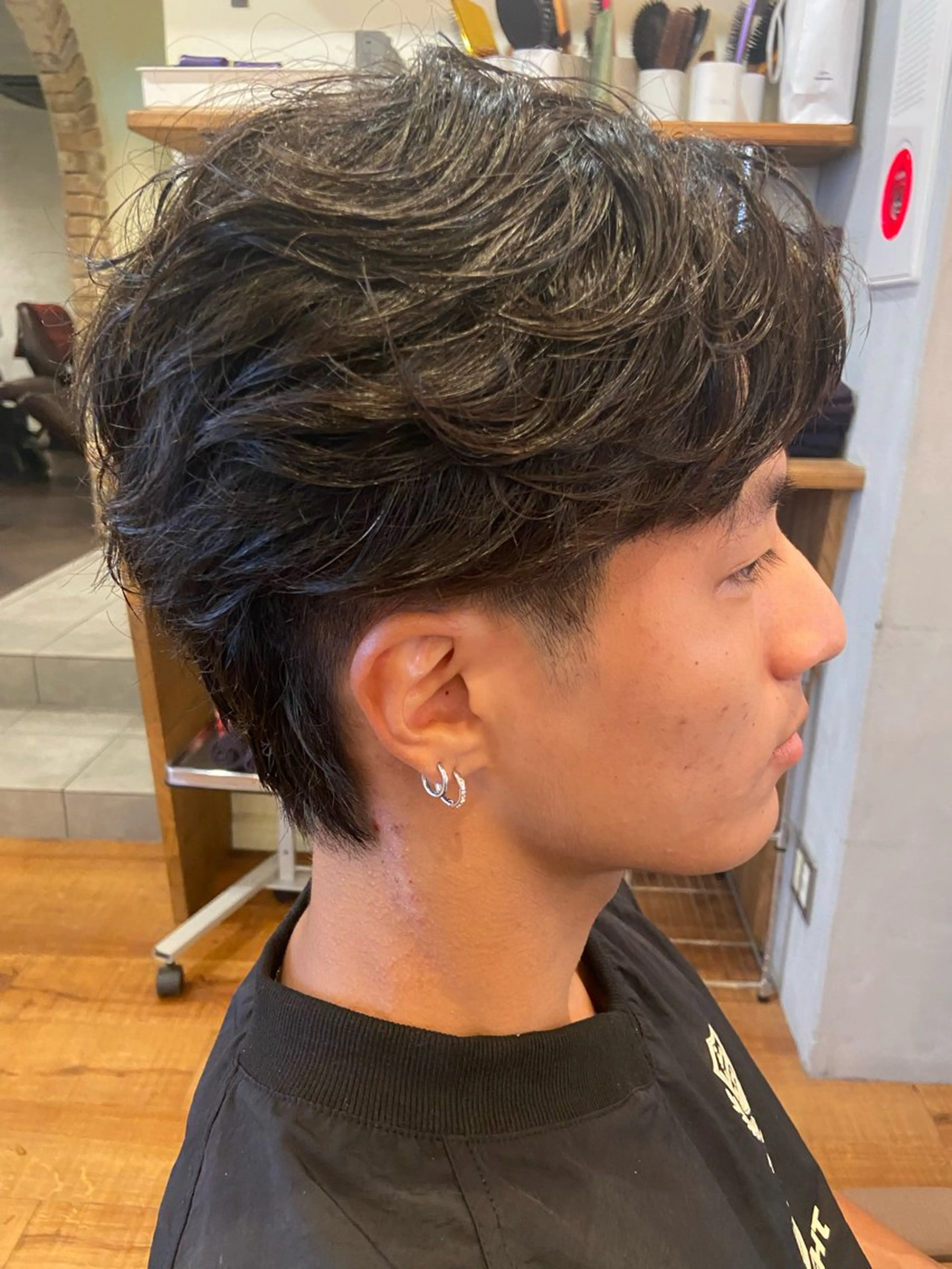 ‪✂︎‬メンズカット+ナチュラルパーマ👨‍🦱+炭酸クイックスパの写真