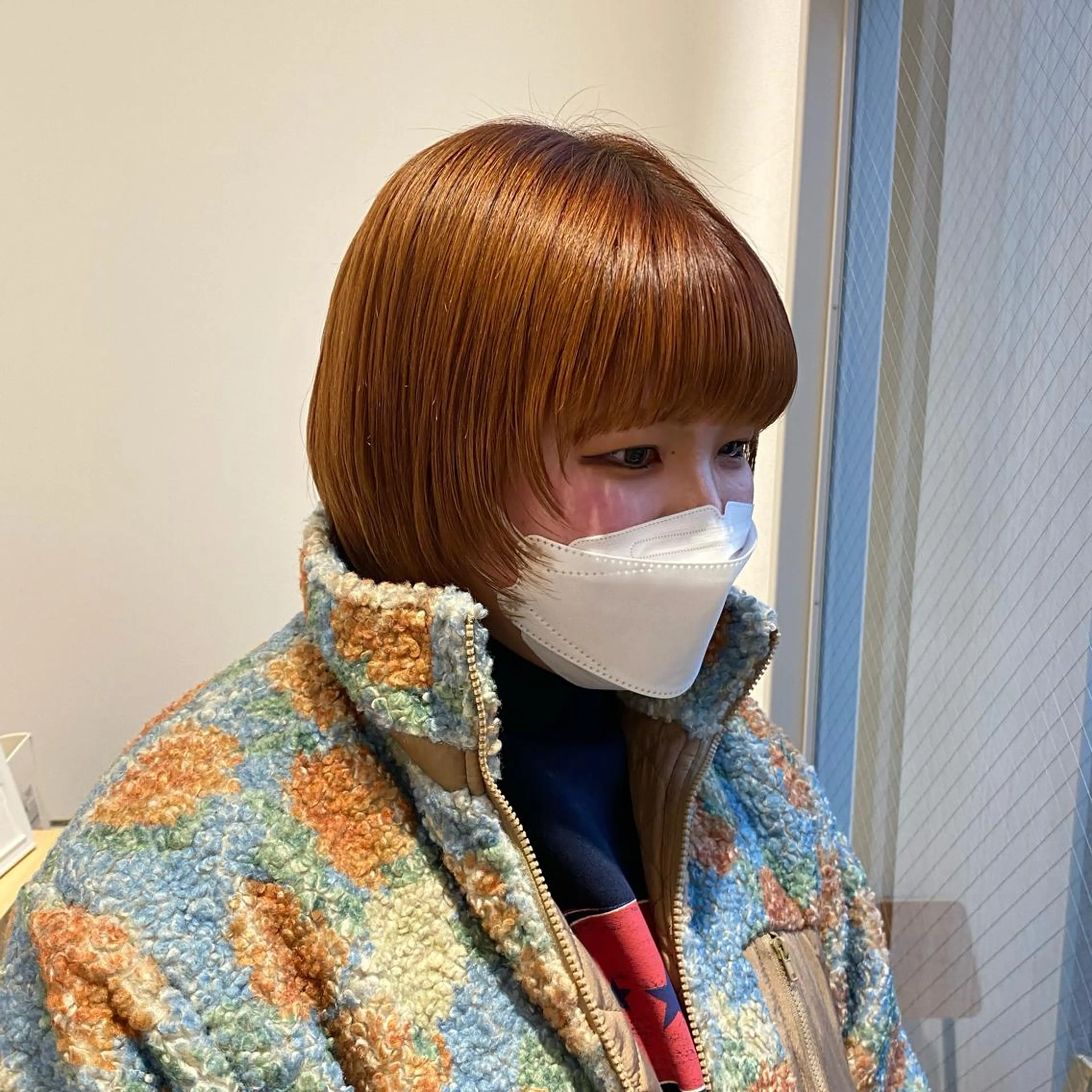 ショート カラー ブリーチ ハイトーンカラー オレンジ カット Seymour  and    Sons所属・🌷Asuka /レイヤーカット🌷のヘアスタイル