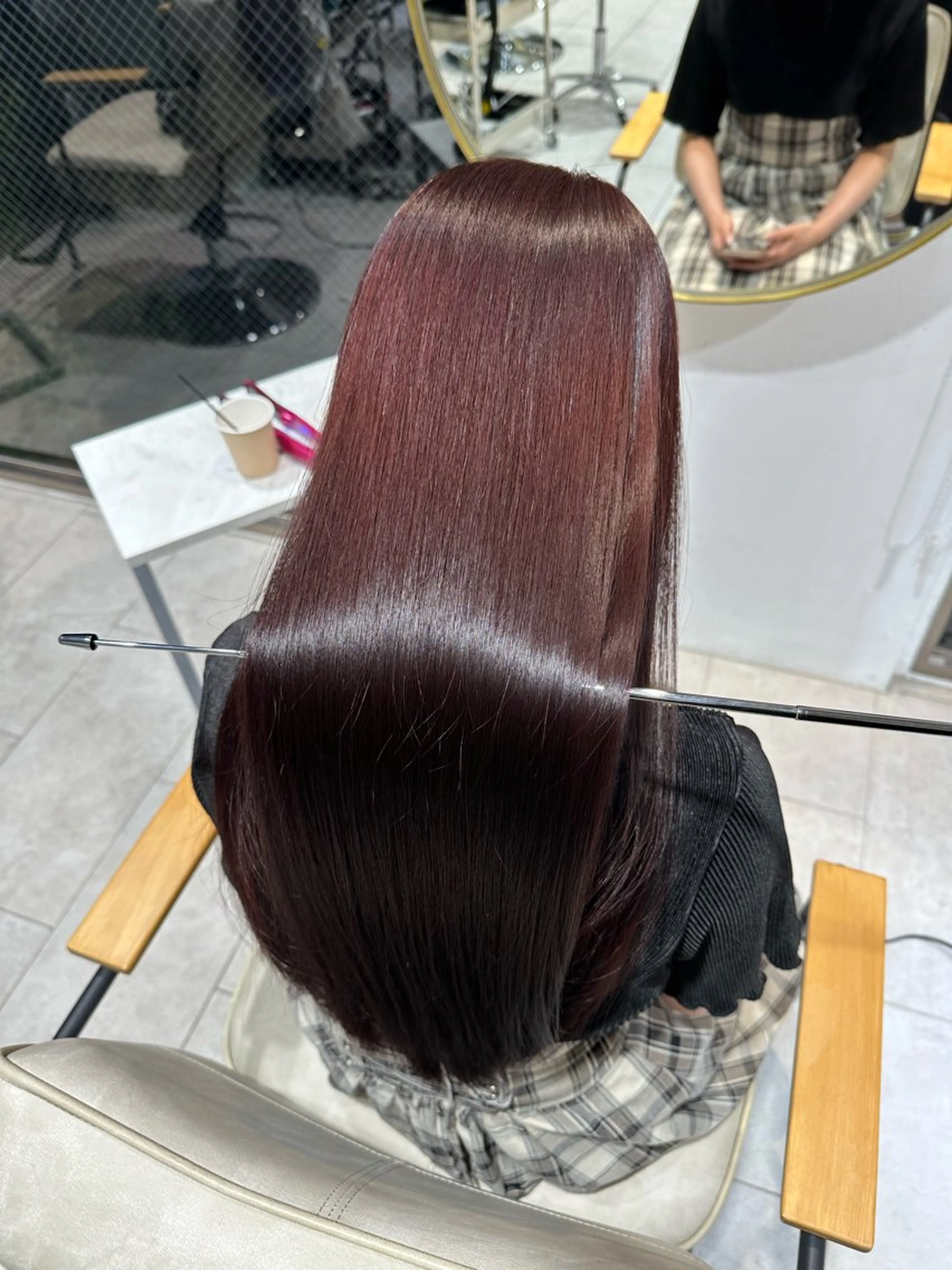 セミロング 縮毛矯正 Wisteria所属・美髪特化✨ 伊織✨縮毛矯正✨のヘアスタイル