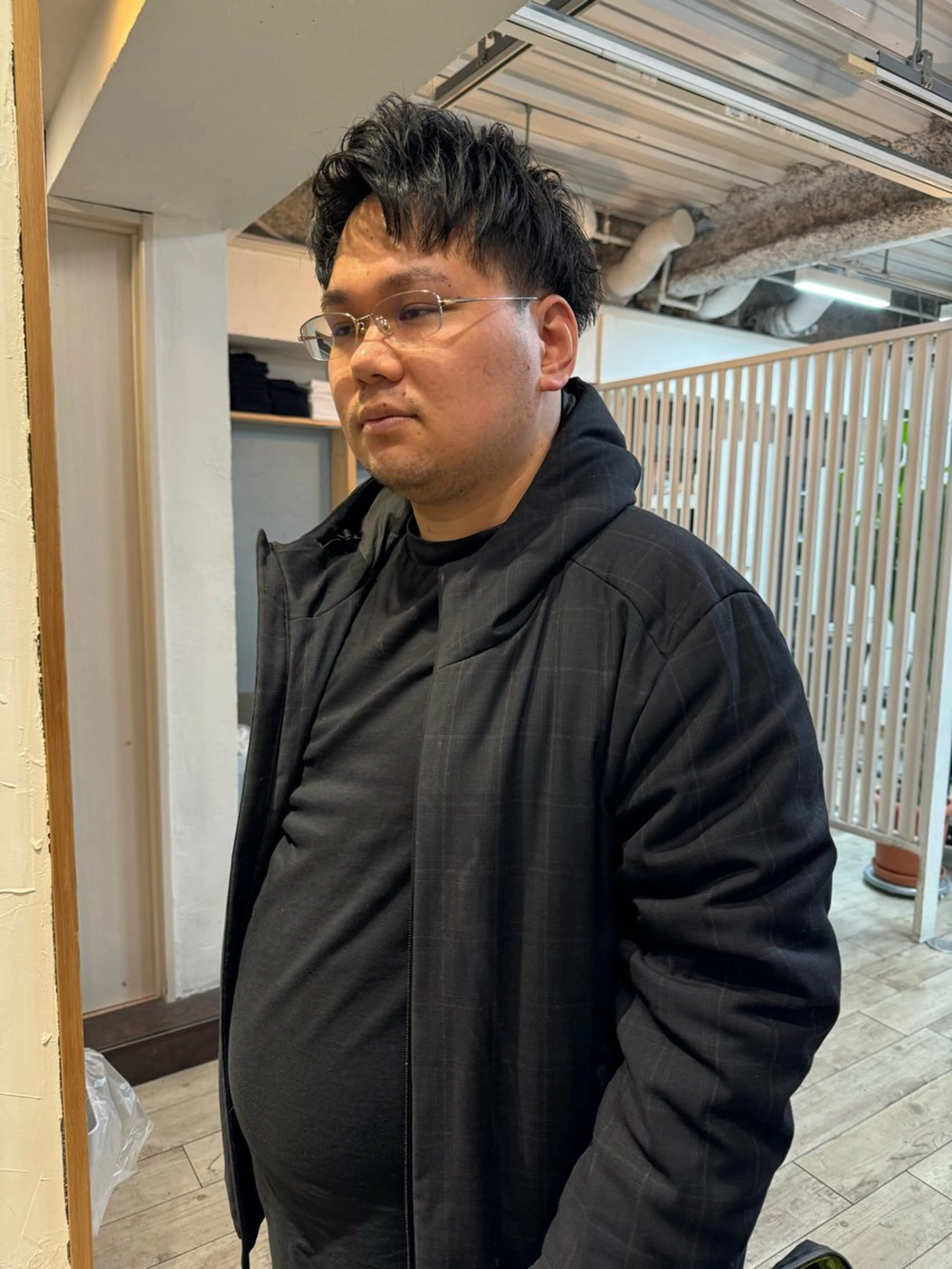 カラー パーマ メンズ アップバング センターパート マッシュ メンズパーマ スパイキーショート カット ヘアセット 【池袋/スパイキー ショート】ⓝⓘⓜⓤのヘアスタイル