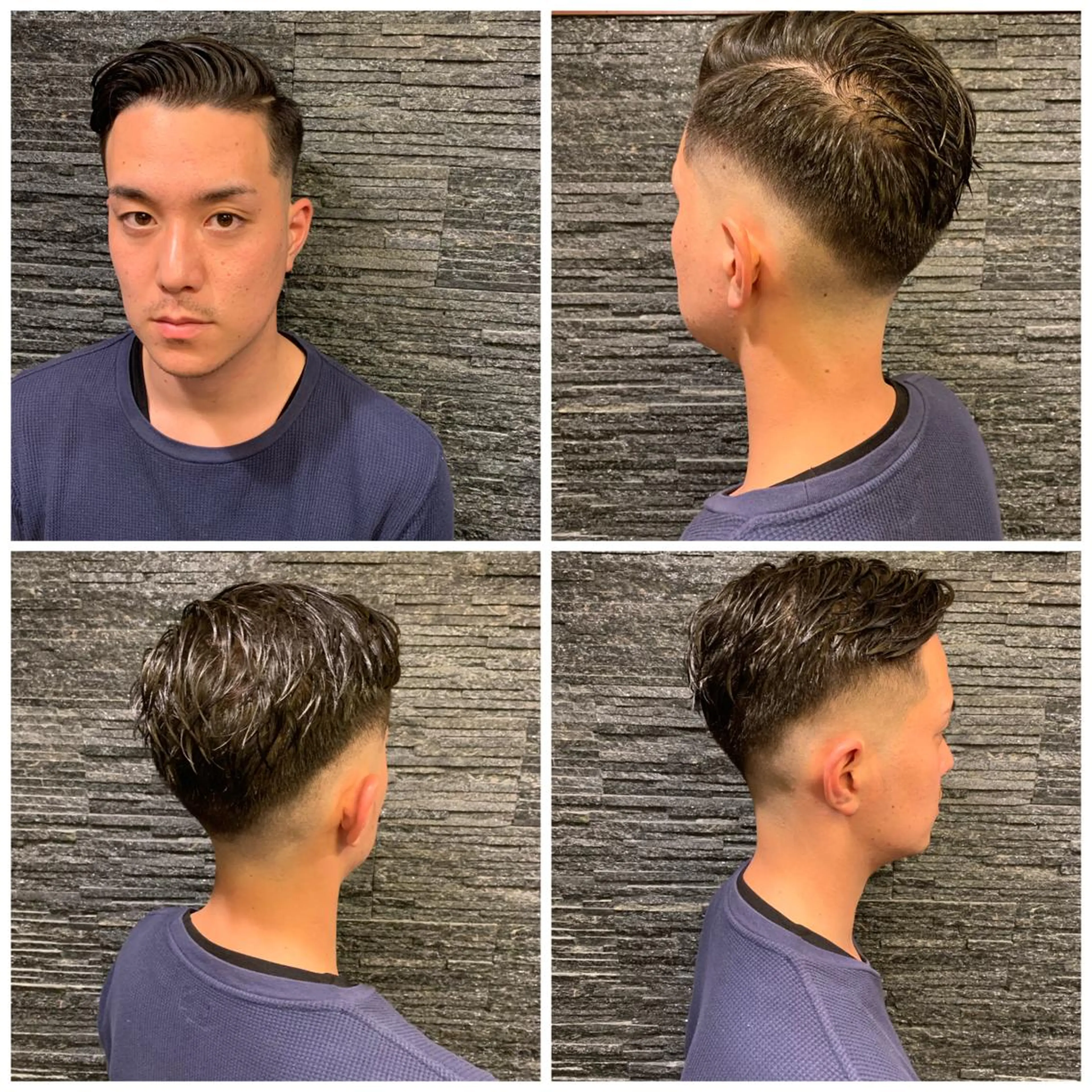 ショート メンズ フェードカット スキンフェード 高橋 大輔のヘアスタイル