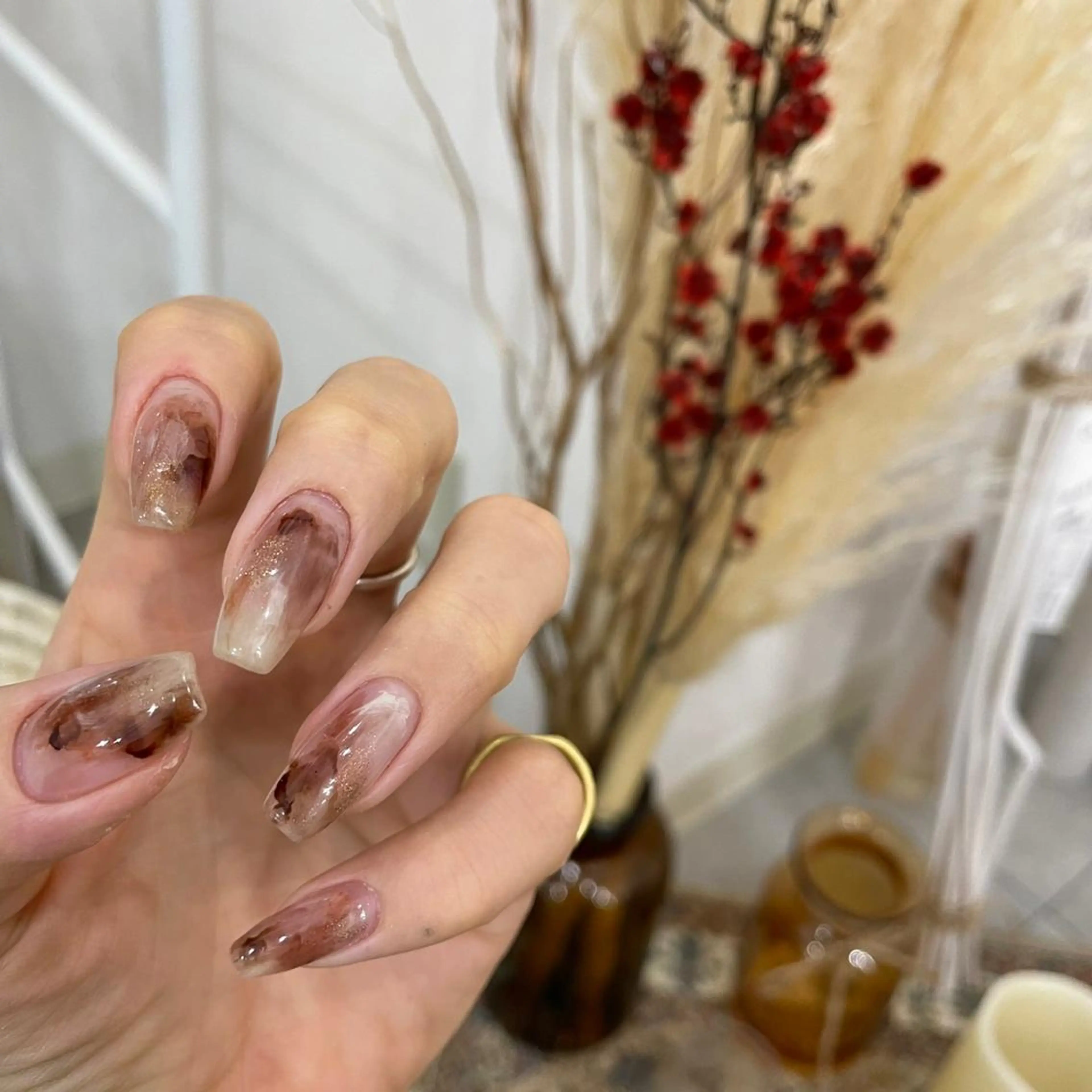 ネイル フットネイル ジェルネイル ニュアンスネイル パラジェル ショートネイル nail‪◯ petitnanoのネイルデザイン