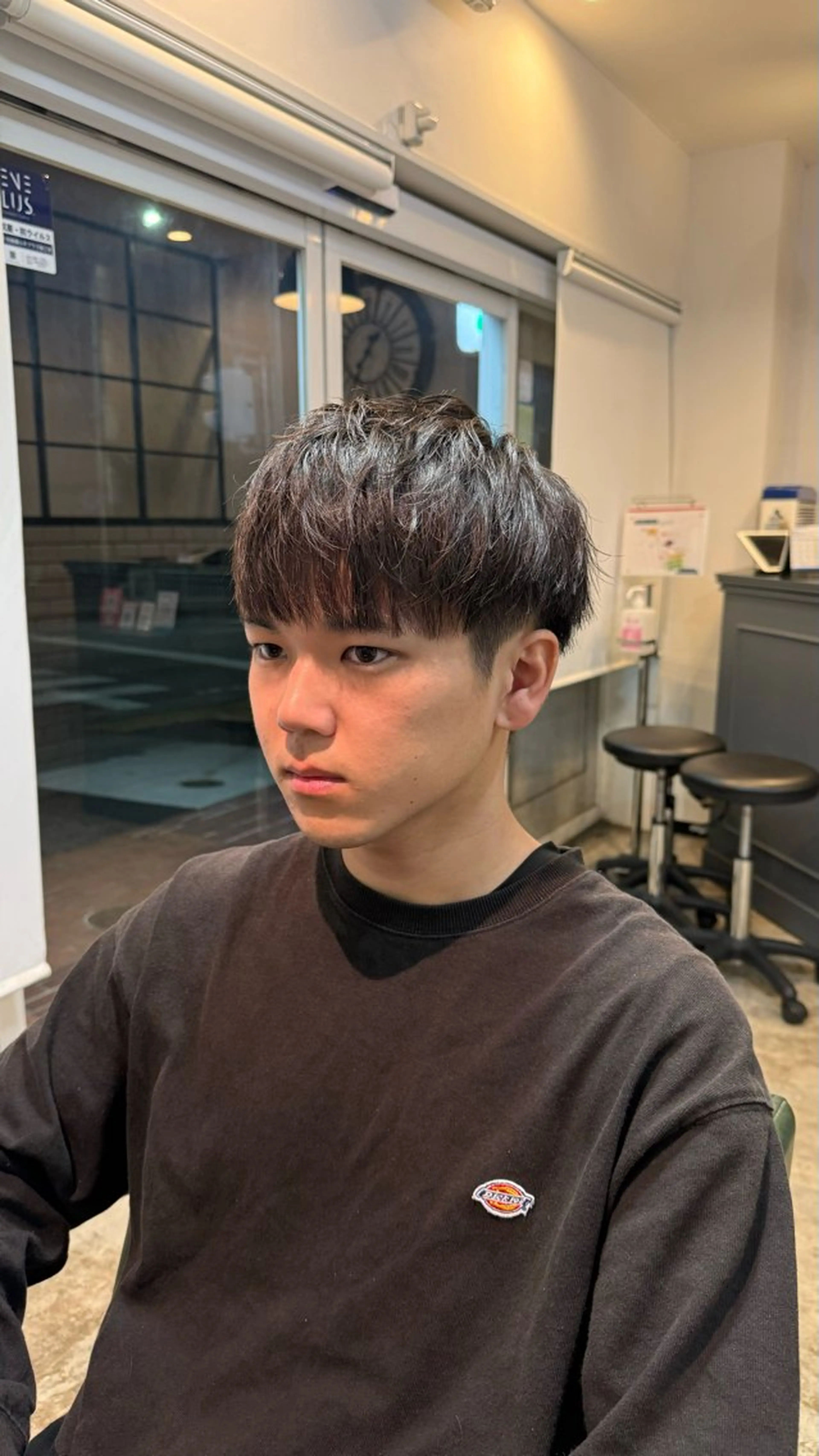 ショート メンズ センターパート マッシュ ツーブロック 刈り上げ メンズサロン alfRed白井のヘアスタイル