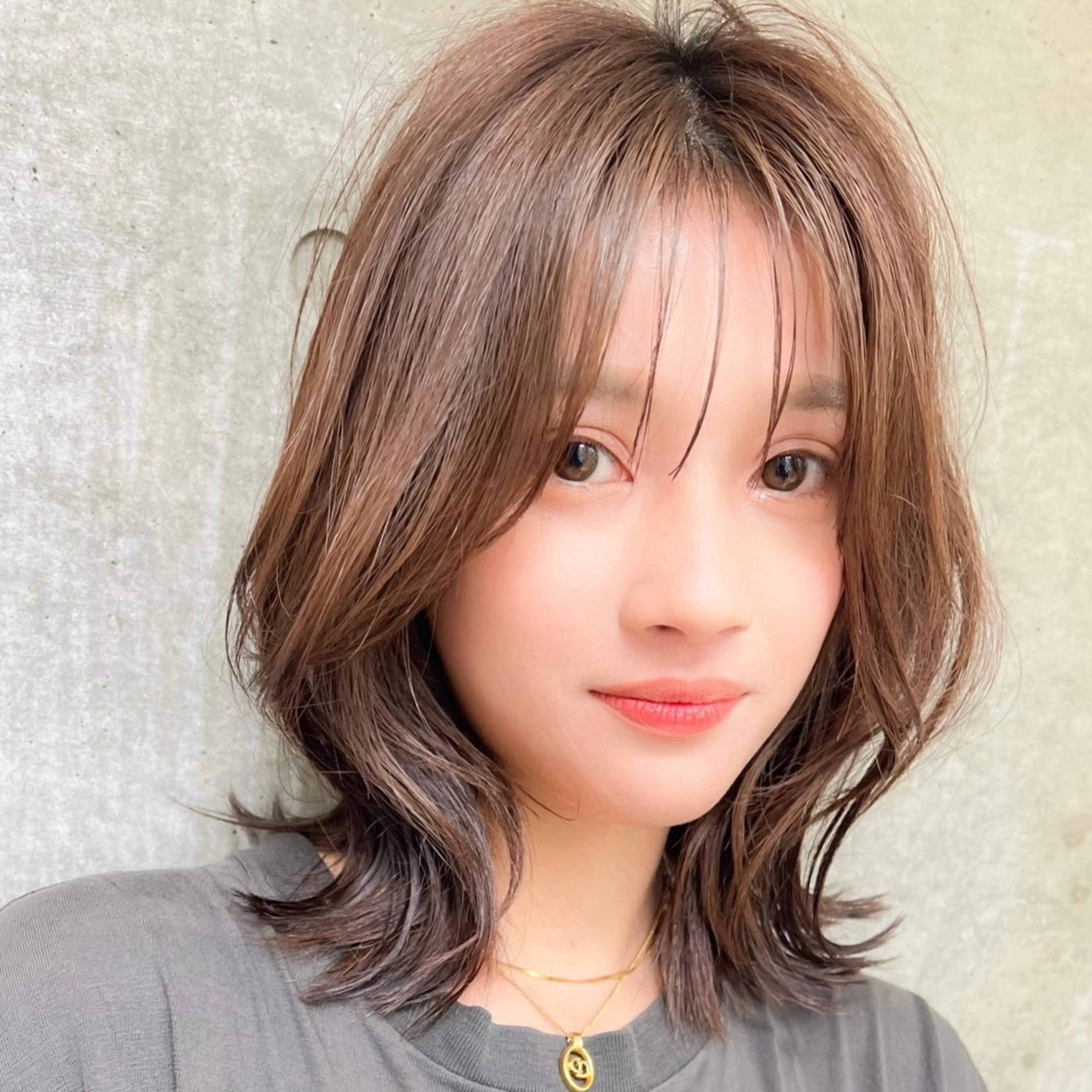 ミディアム カラー パーマ ヘアアレンジ メンズ キッズ カット ヘアカラー トリートメント ヘアセット 丁寧なカウンセリング 🌿Chiemi🌿のヘアスタイル