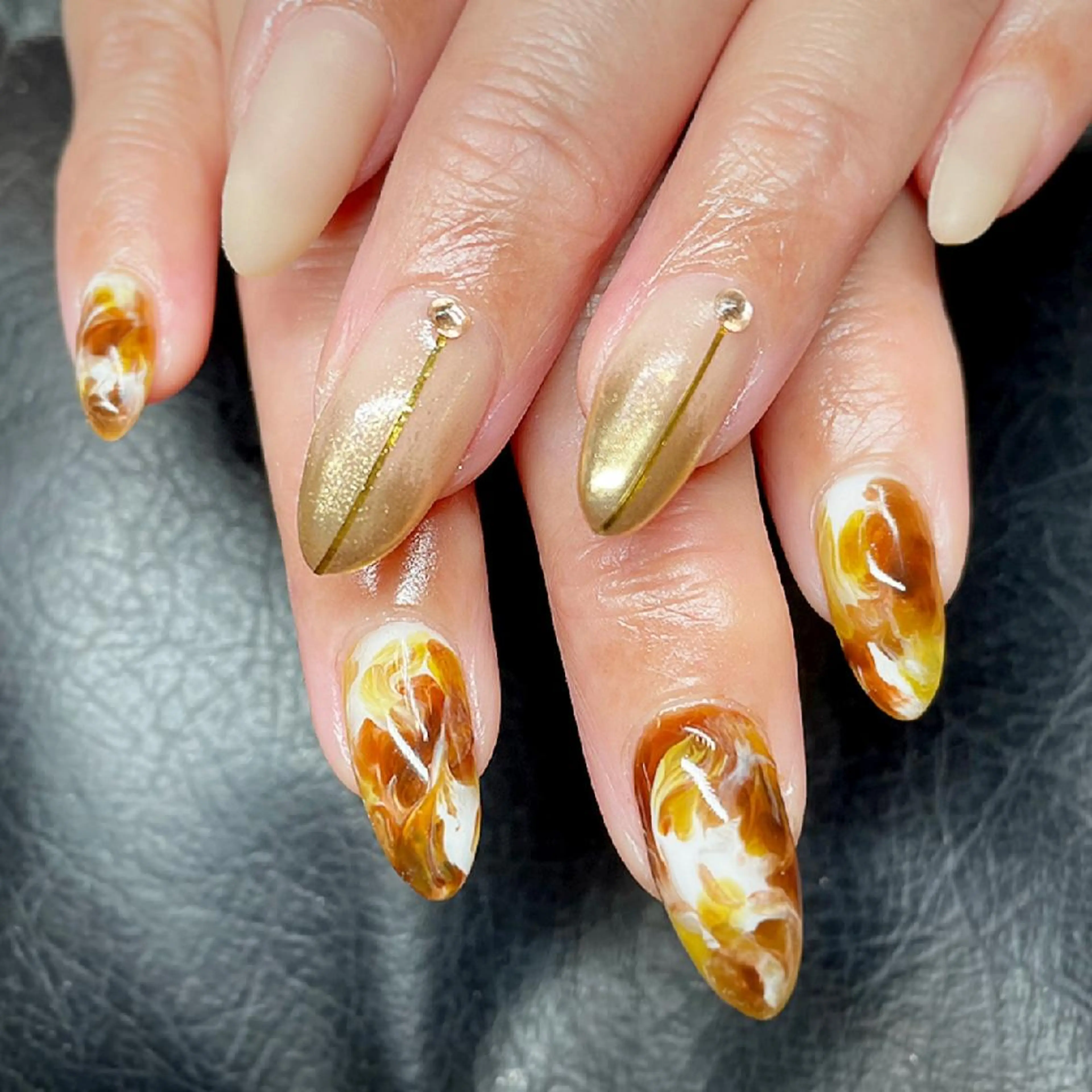 ネイル アートネイル グラデーション マットネイル ミラーネイル ハンドネイル フットネイル AQUA NAIL所属・AQUA NAILのネイルデザイン
