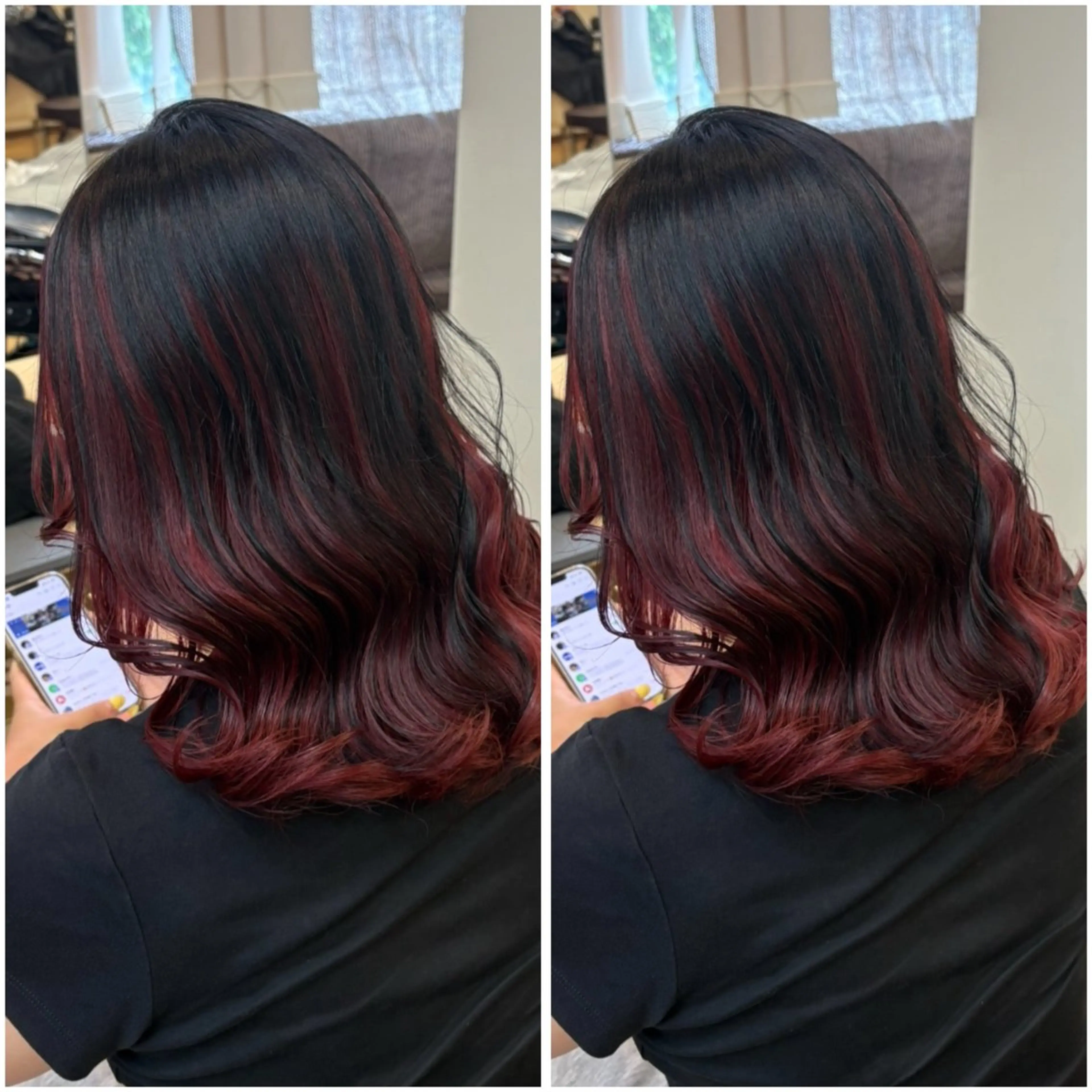 ミディアム 森島 愛梨のヘアスタイル