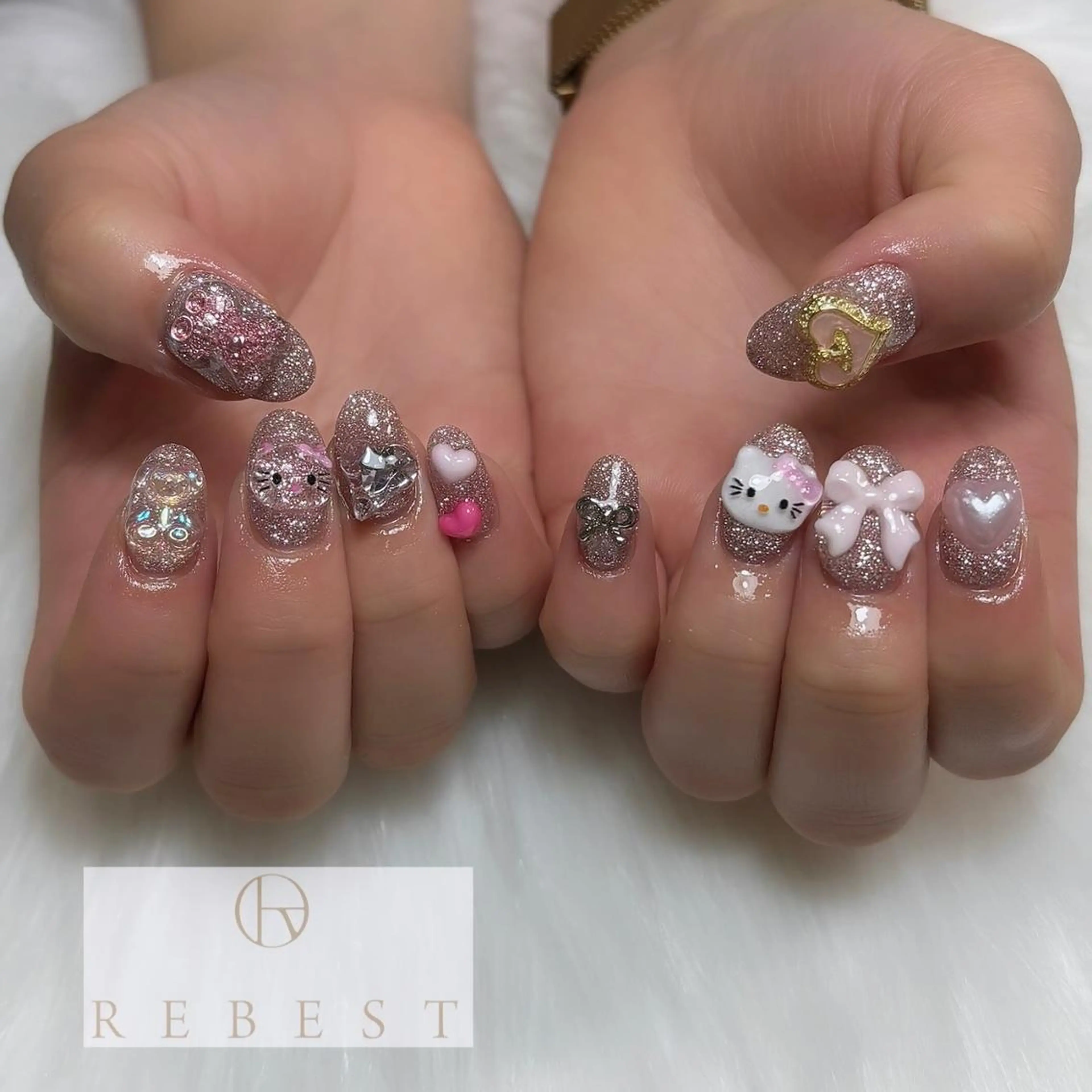 🉐【1日1名様限定】宝石💎ストーン🌻パーツ🎀ミニモ限定🫧パラジェル取扱店の写真