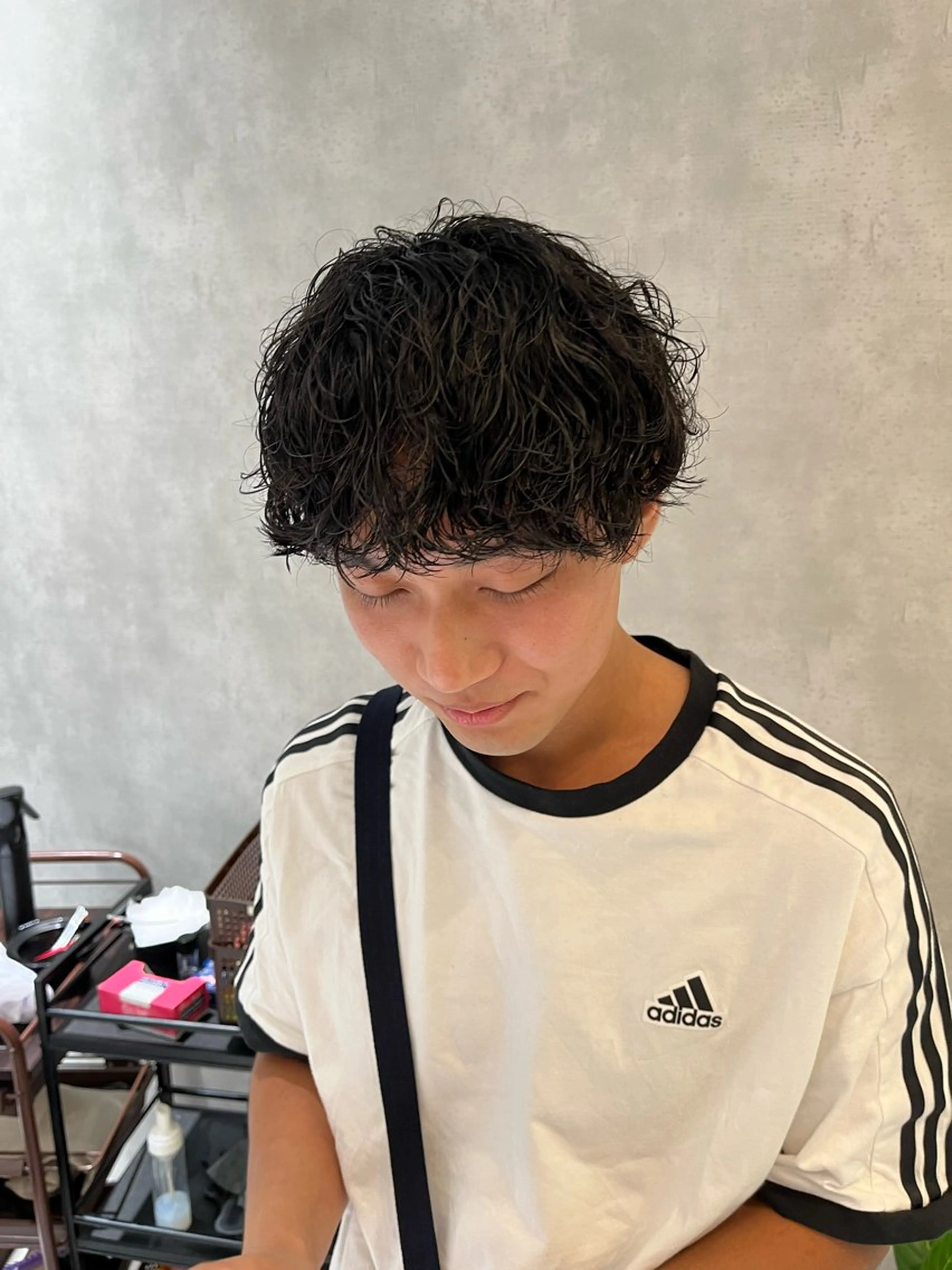 パーマ メンズ マッシュ パーマ率80%【齋藤 悠斗】のヘアスタイル