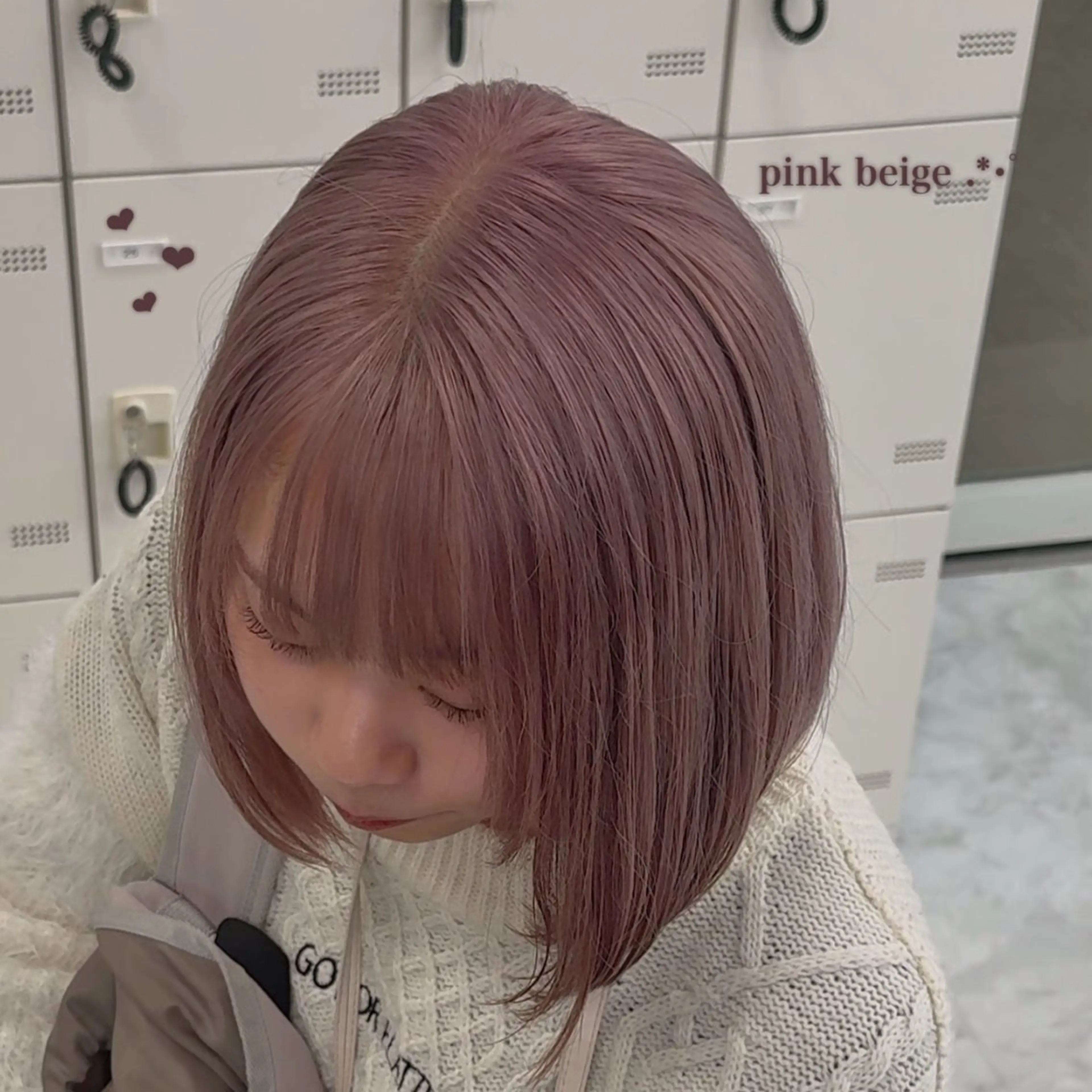 ミディアム カラー ヘアカラー トリートメント ヘッドスパ ヘアセット ガーリーstyle ❤︎misaki🏹のヘアスタイル
