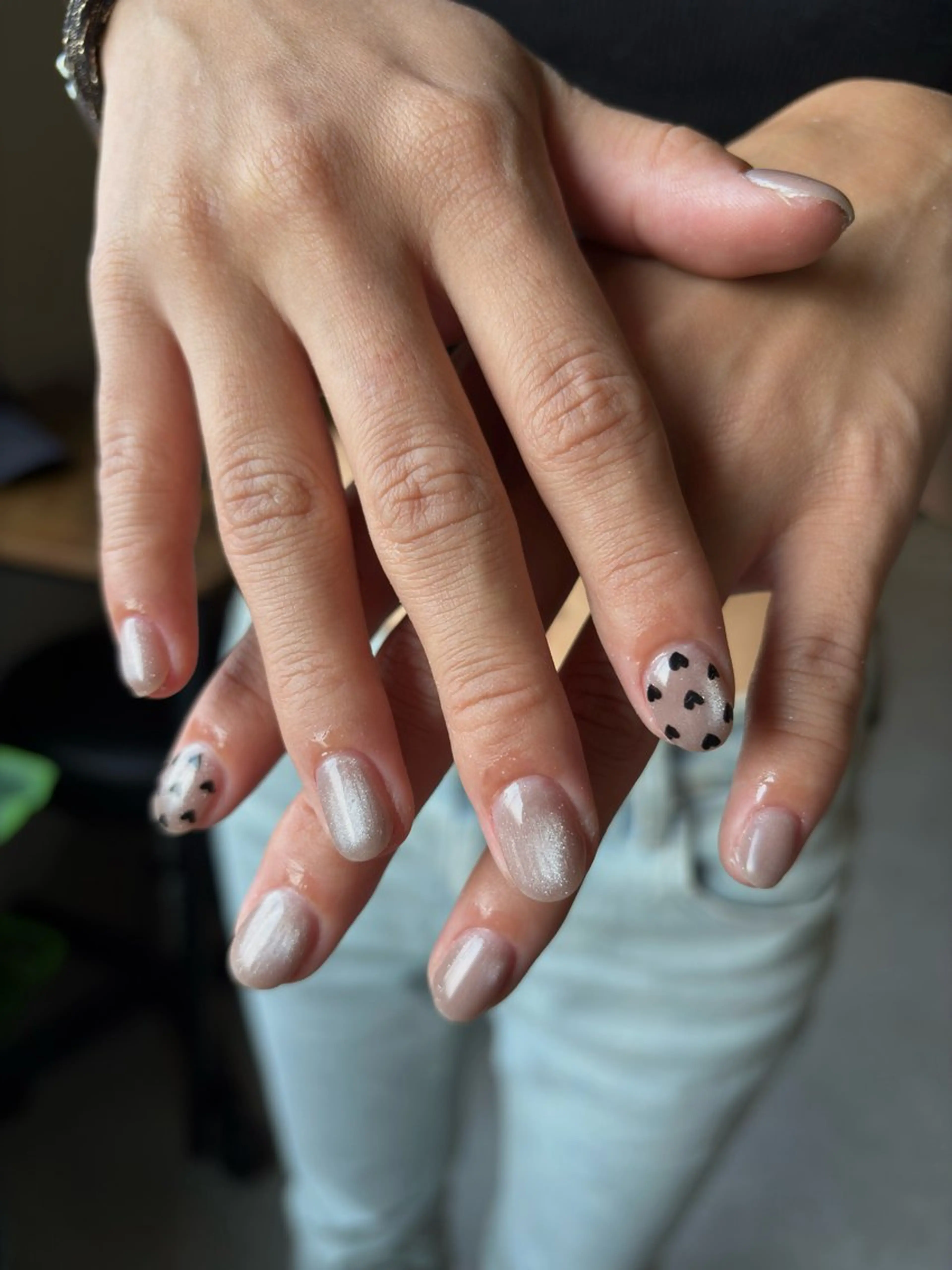 【minimoご新規様他店オフ込】ハンドワンカラー(ラメ可)💅🏽🩷の写真