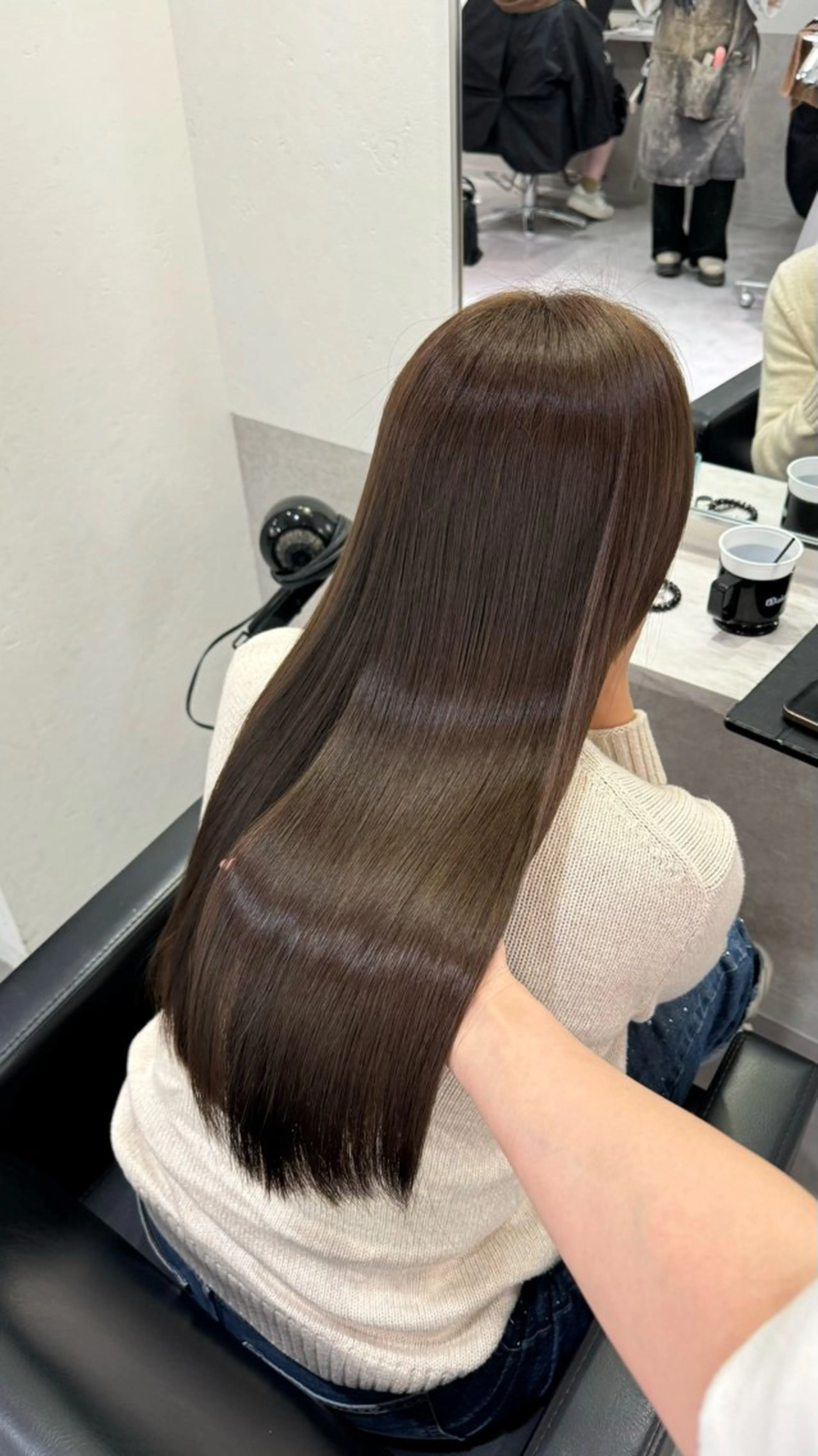 ロング カラー ブラウンカラー ヘアカラー バレイヤージュ/ ハイライトꔛyumeのヘアスタイル
