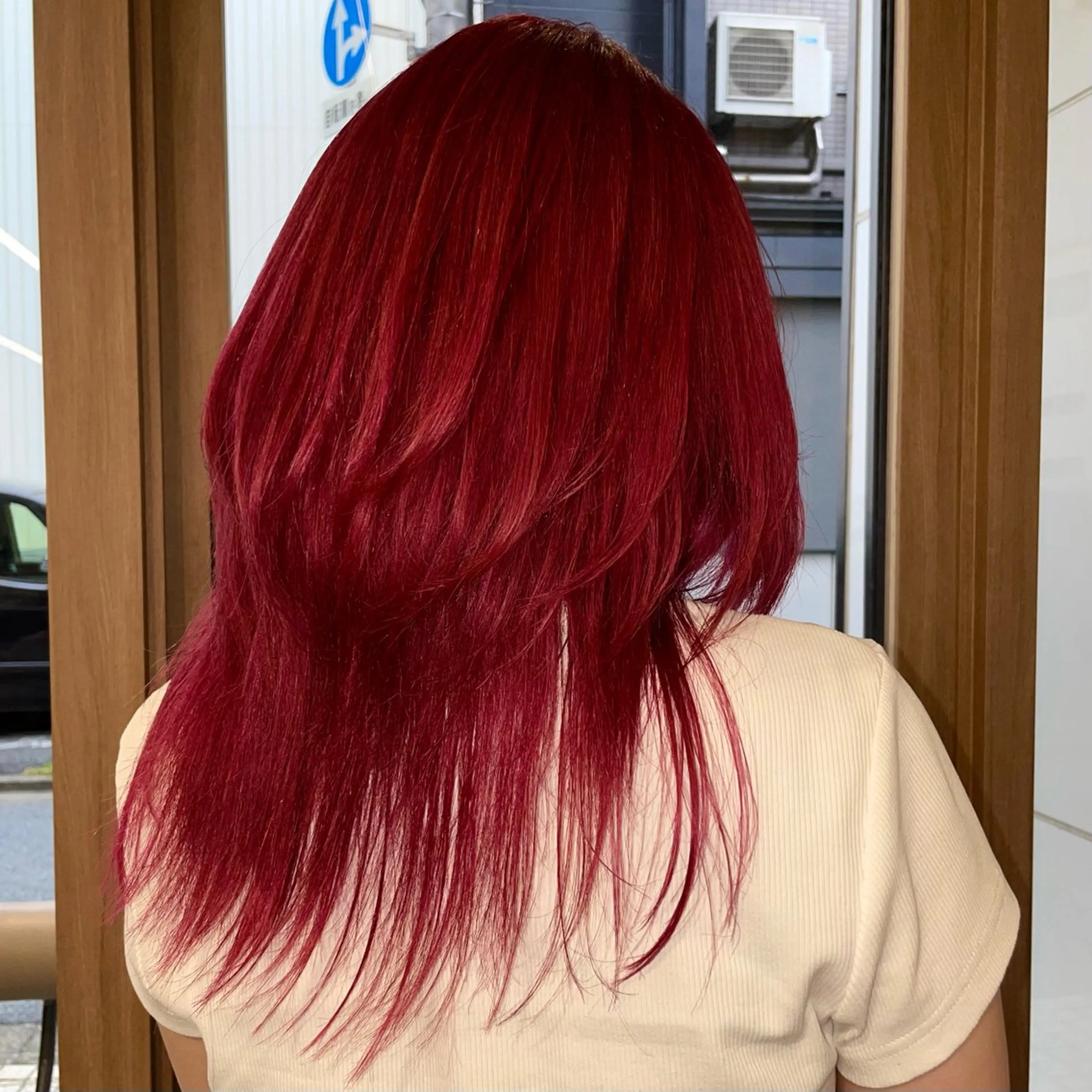 セミロング ヘアカラー Libero／ HARUKA【柏】のヘアスタイル