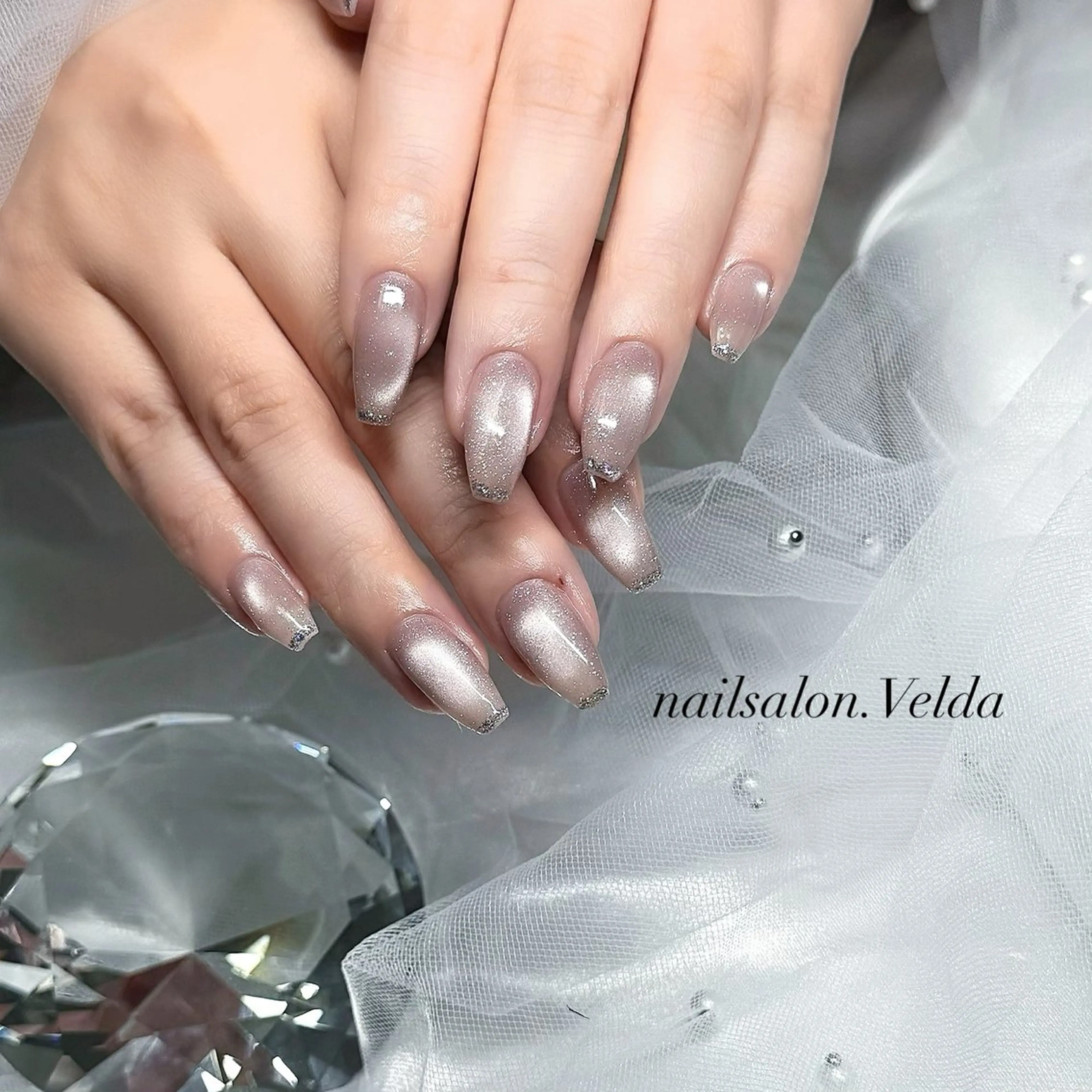 ネイル フレンチネイル ハンドネイル 💎スカルプ💎 Velda(ベルダ)のネイルデザイン