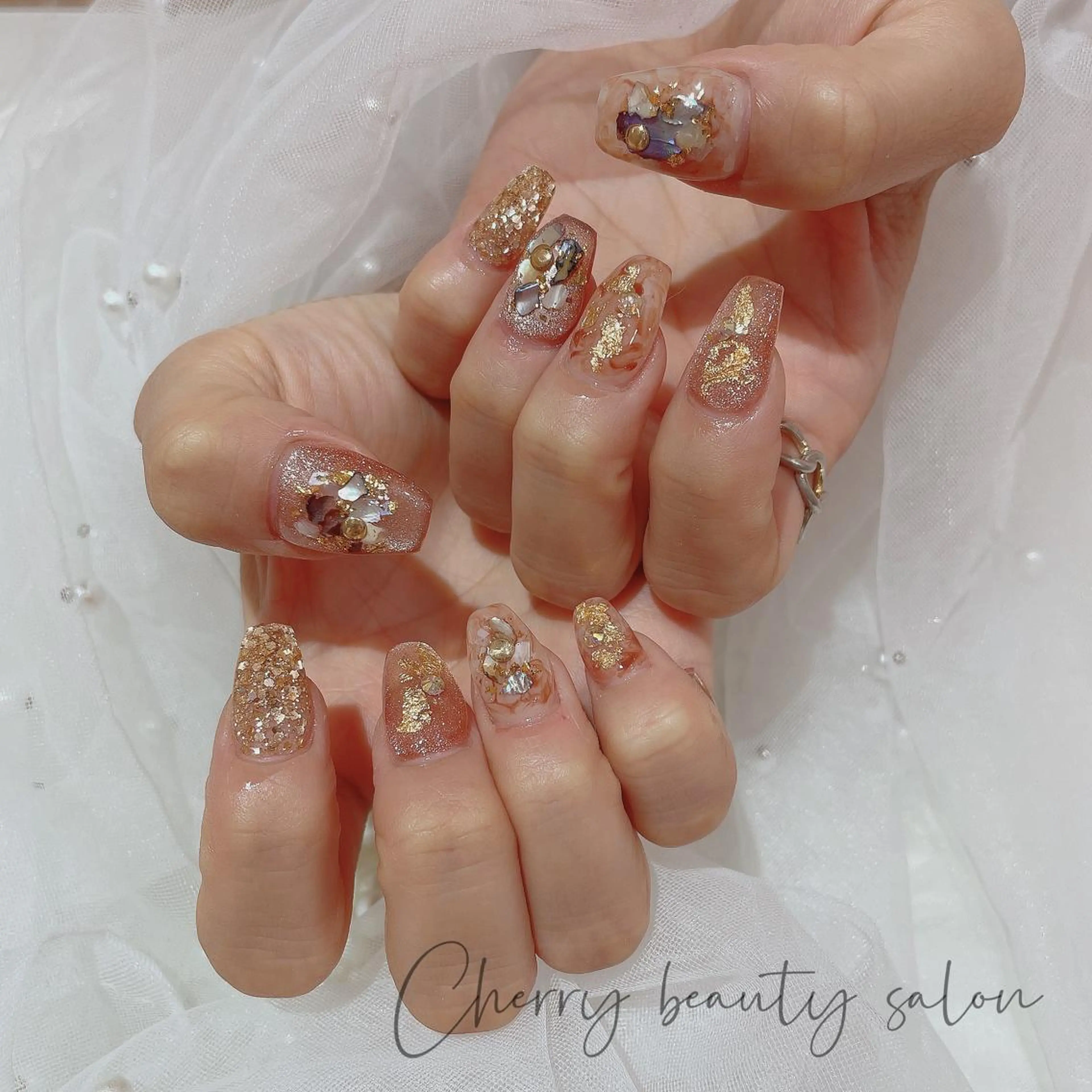 ネイル ハンドネイル ハンドケア SAKURA 🍒のネイルデザイン