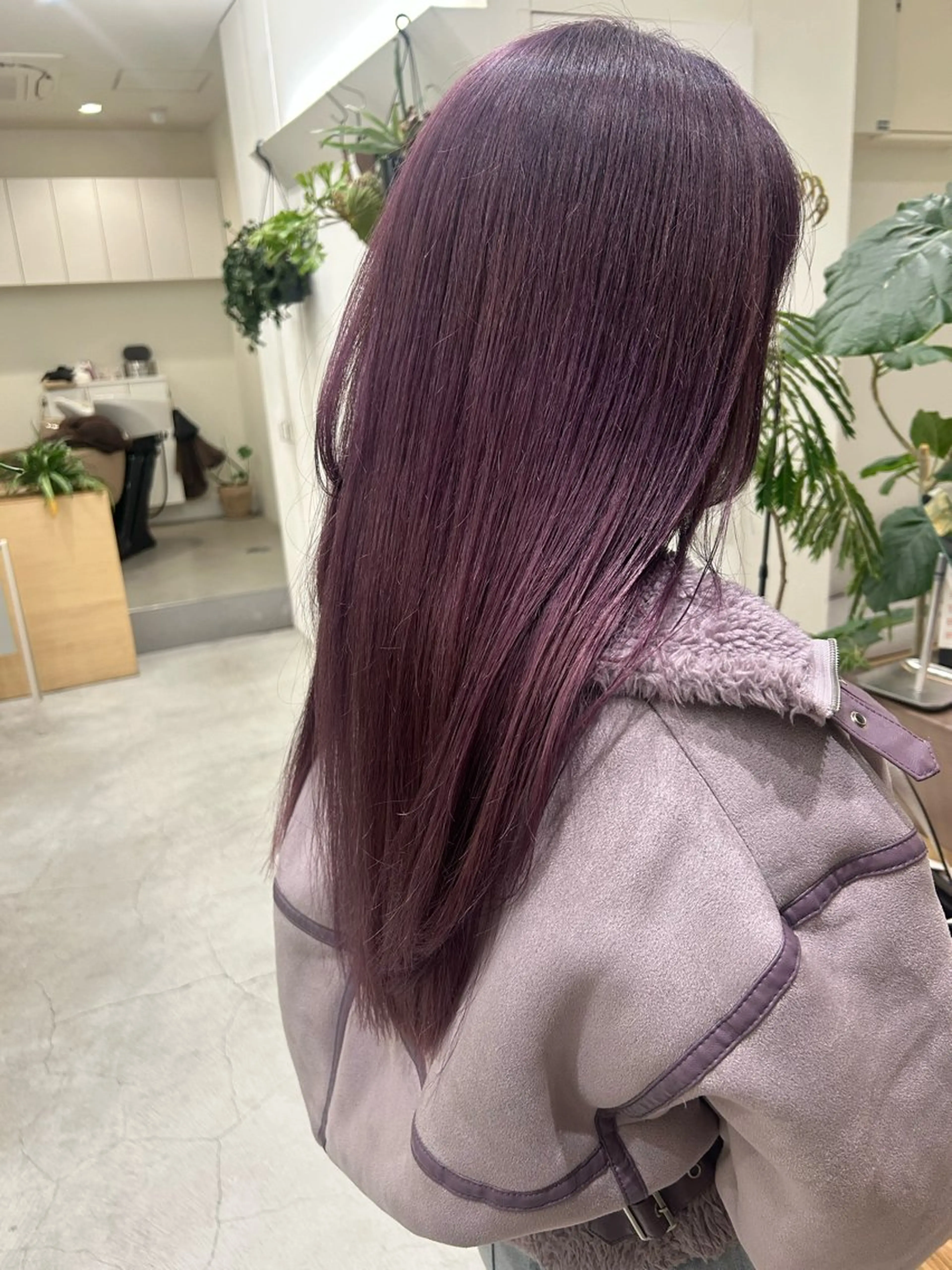ロング カラー カット ヘアカラー U too e’s 鎌倉🌿堀岡千紘のヘアスタイル