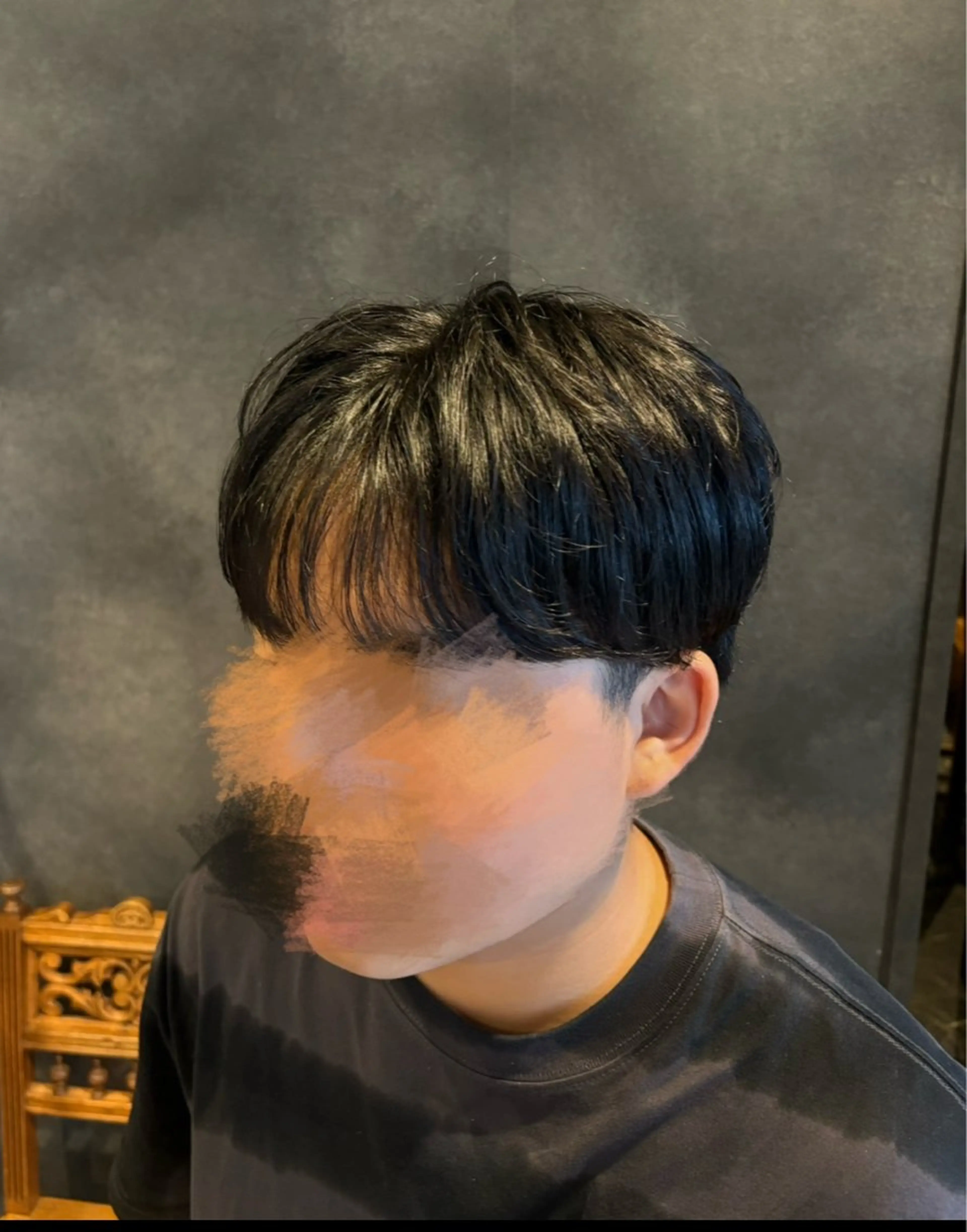 ショート メンズ メンズ韓国風 マッシュ シースルーマッシュ 韓国風ヘア カット 似合わせカットパーマ メンズ特化/花音のヘアスタイル