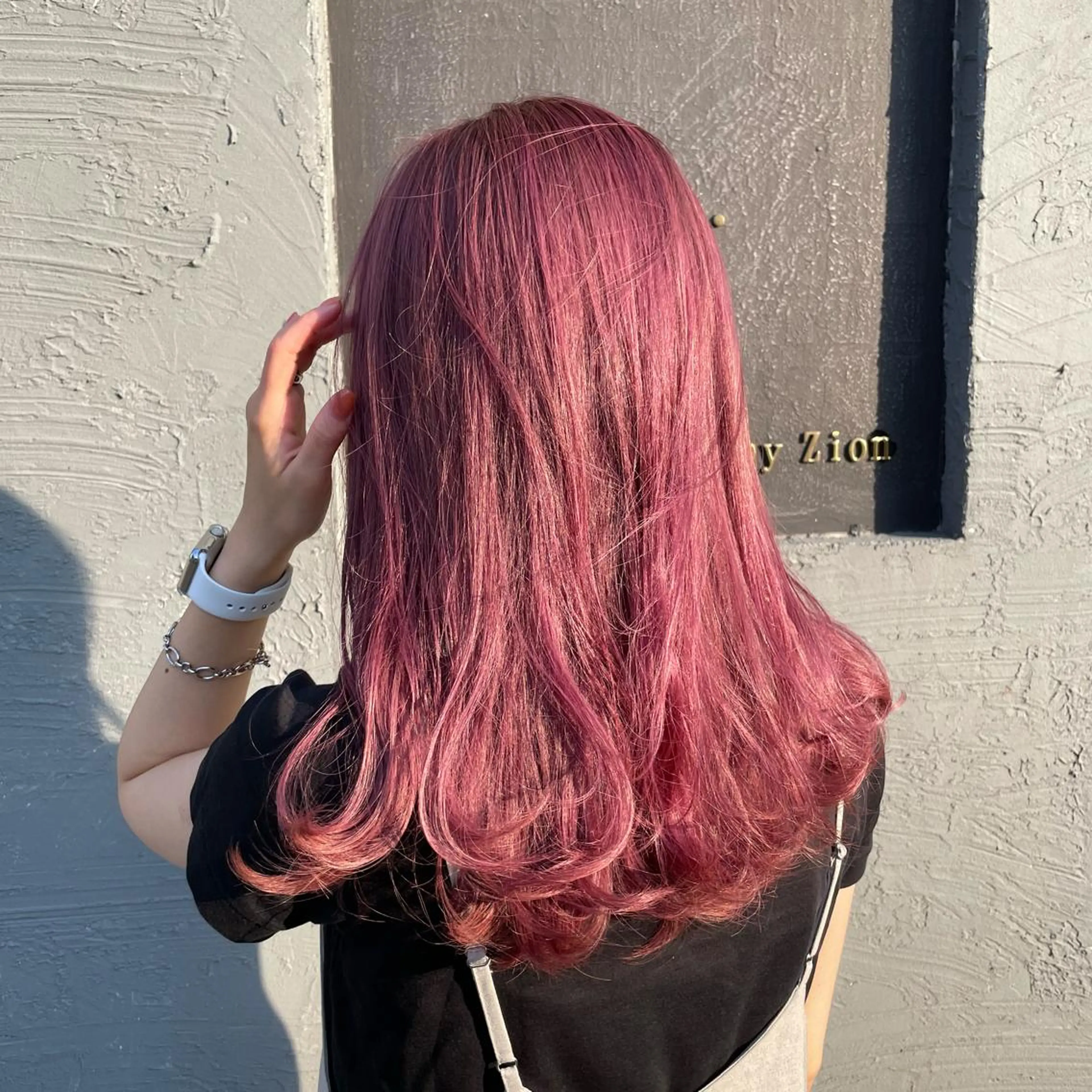 ロング カラー 馬場 瑞穂のヘアスタイル