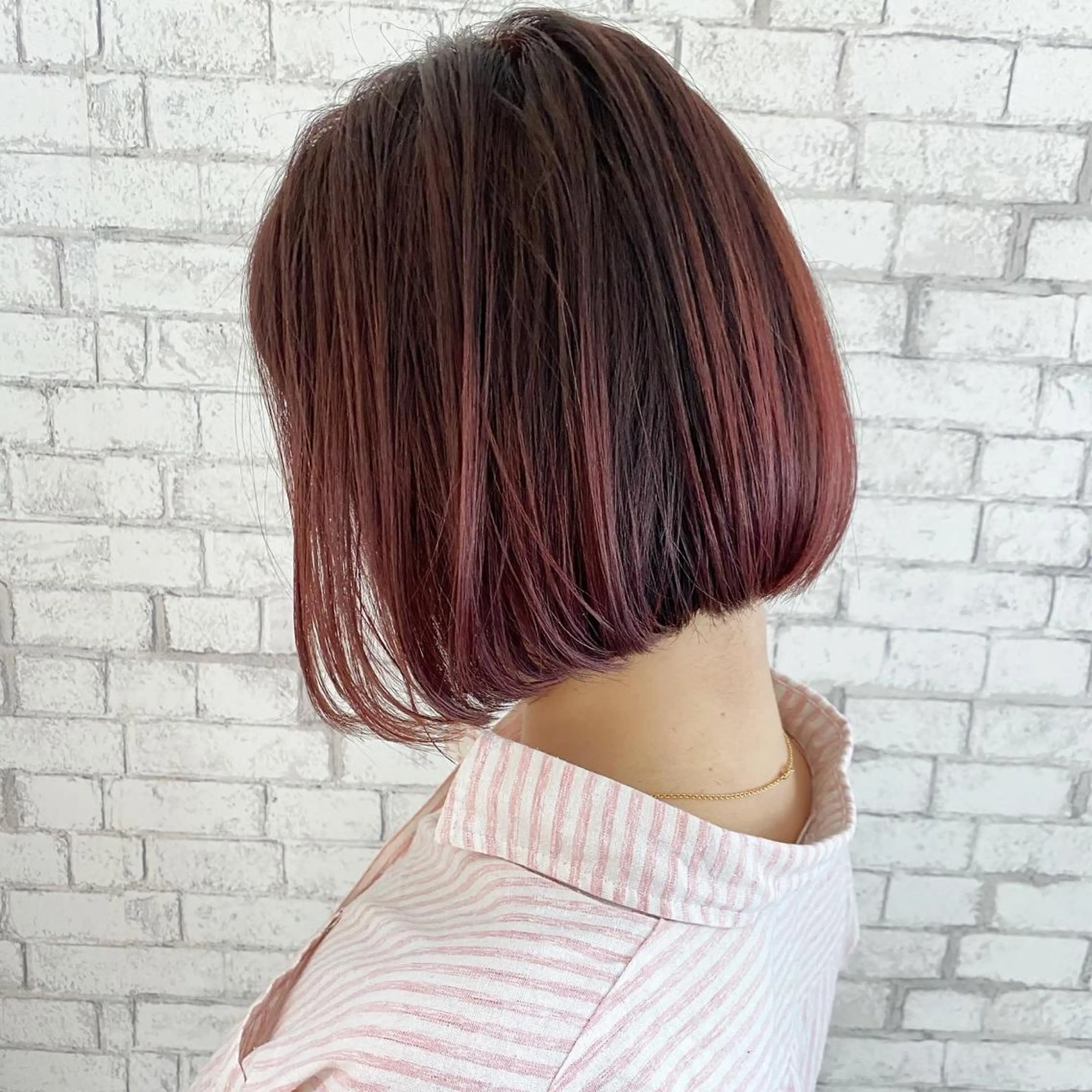 ショート ボブ カット ヘアカラー トリートメント ショートが得意✂️ 藤城建太のヘアスタイル
