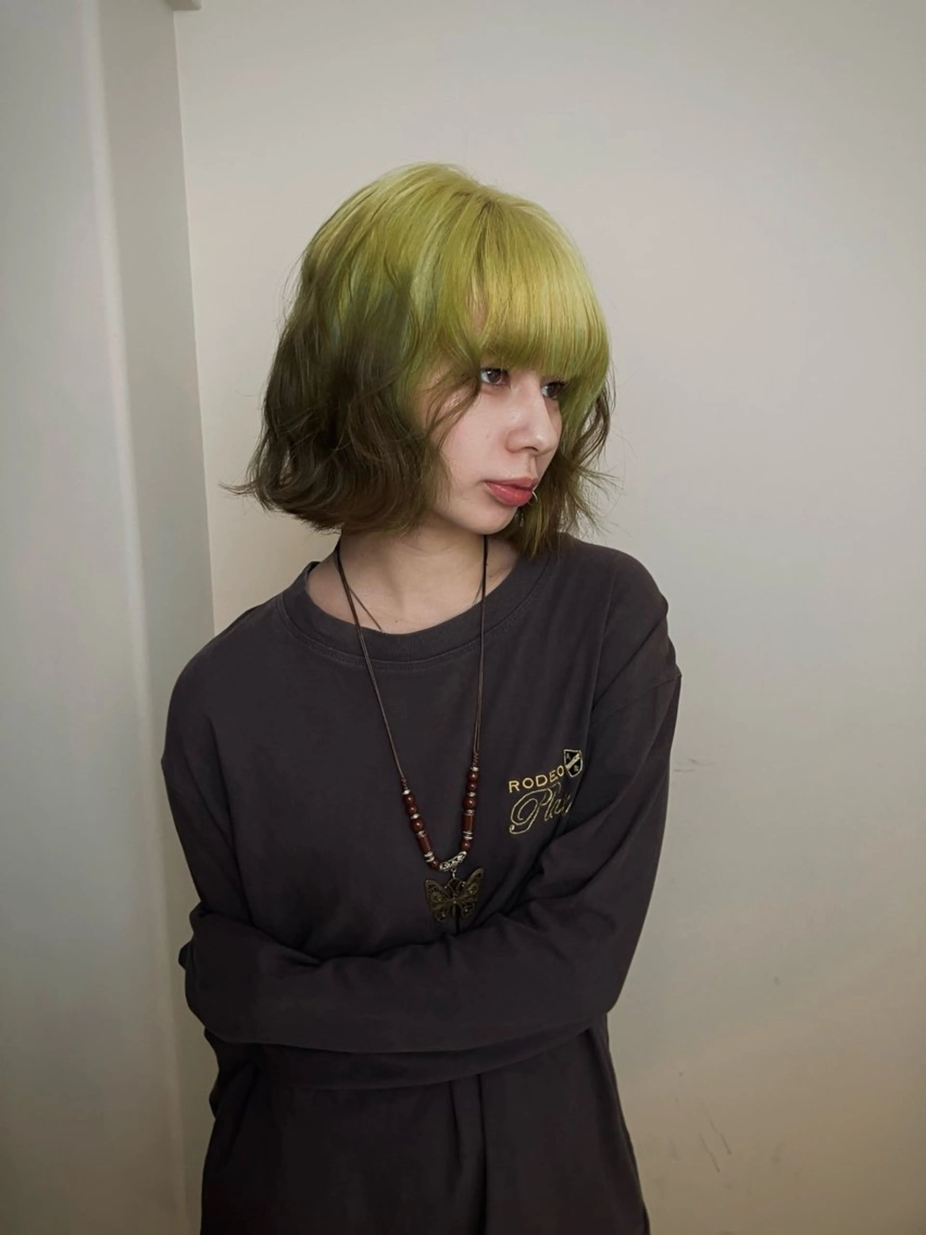 ショート ヘアカラー トリートメント Hanaka @hwndorのヘアスタイル
