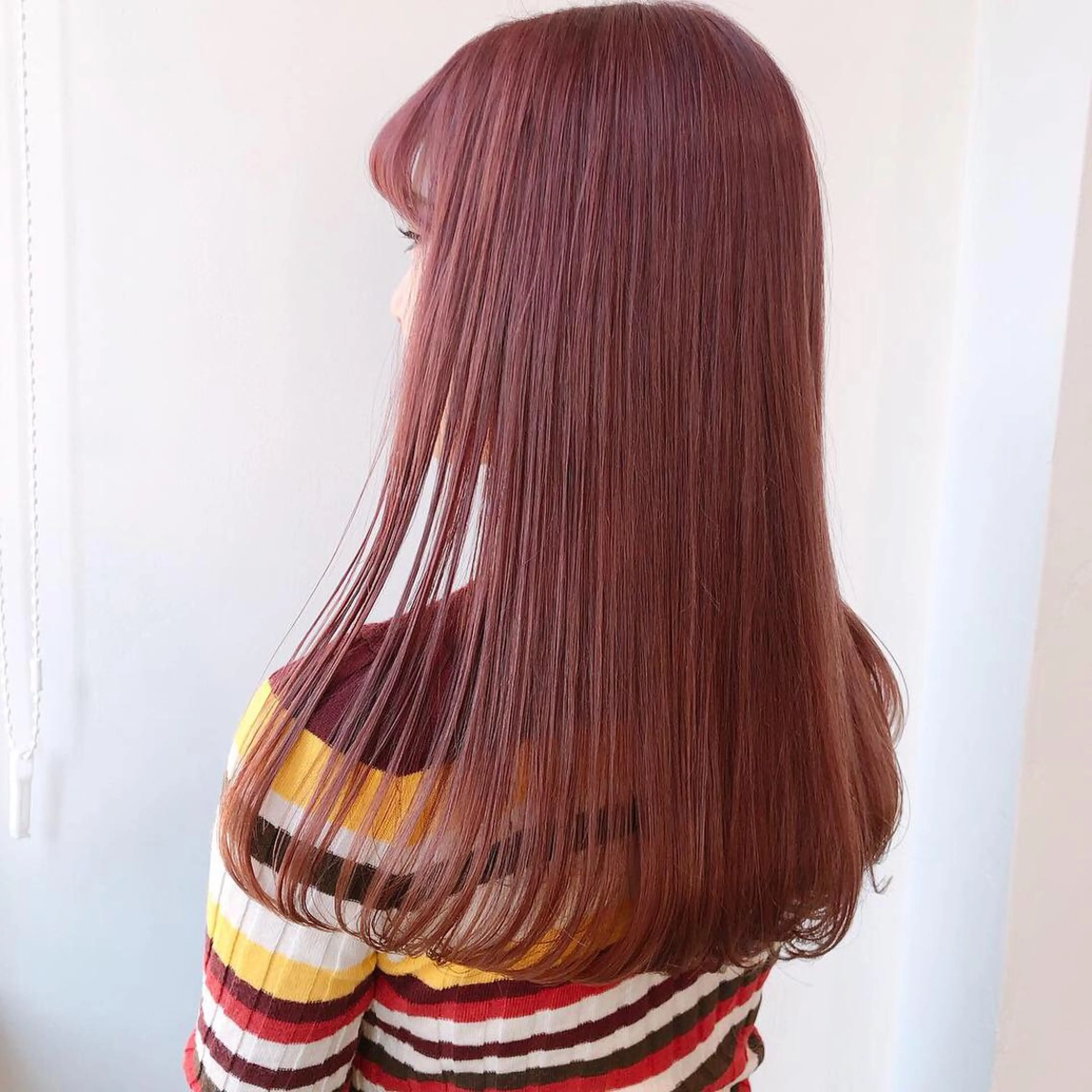 ロング カラー ピンクカラー ヘアカラー トリートメント ヘアセット ❤️sai❤️ official❤️のヘアスタイル