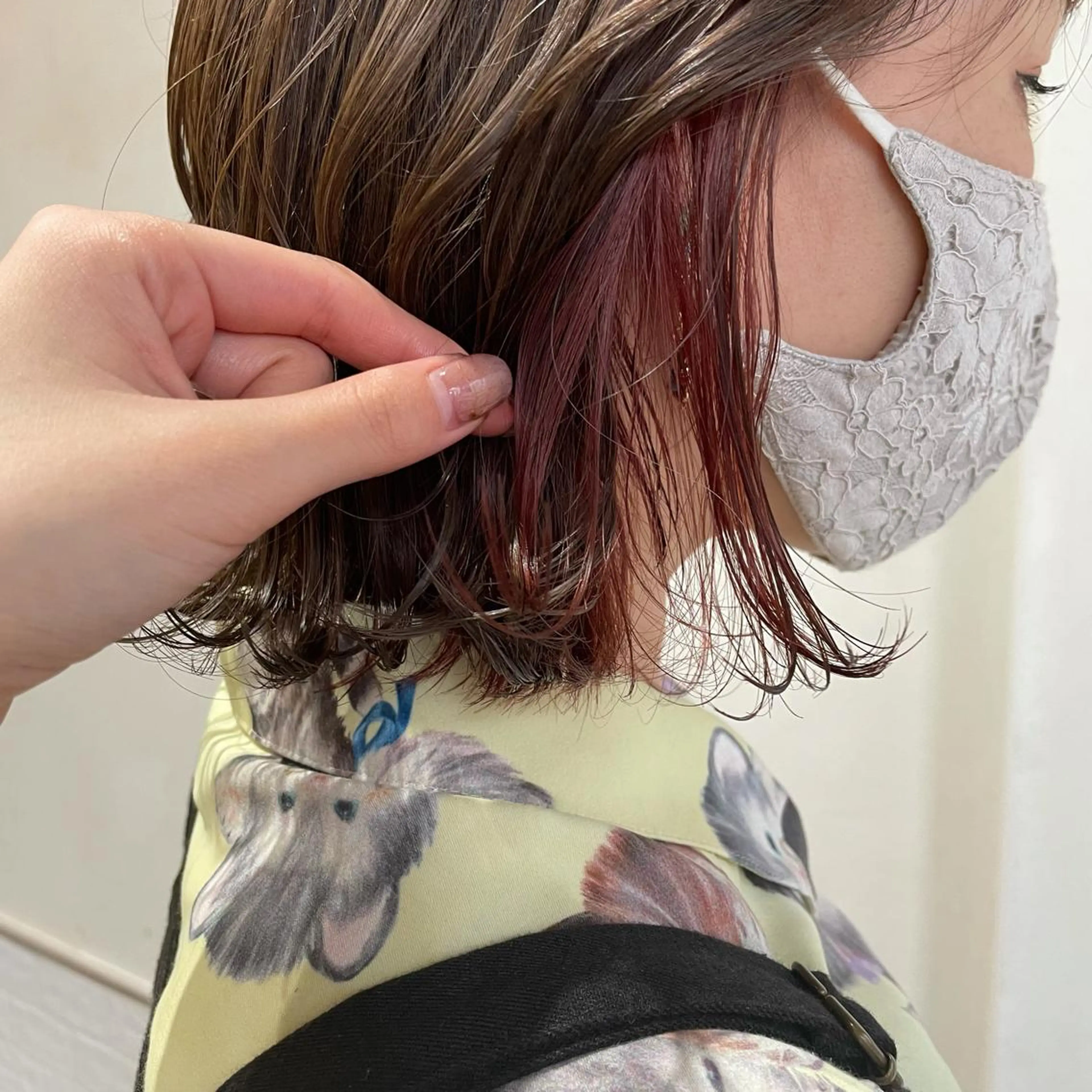 ミディアム カラー ピンクカラー ⌇ROMEO京橋店⌇ 🎗️のヘアスタイル