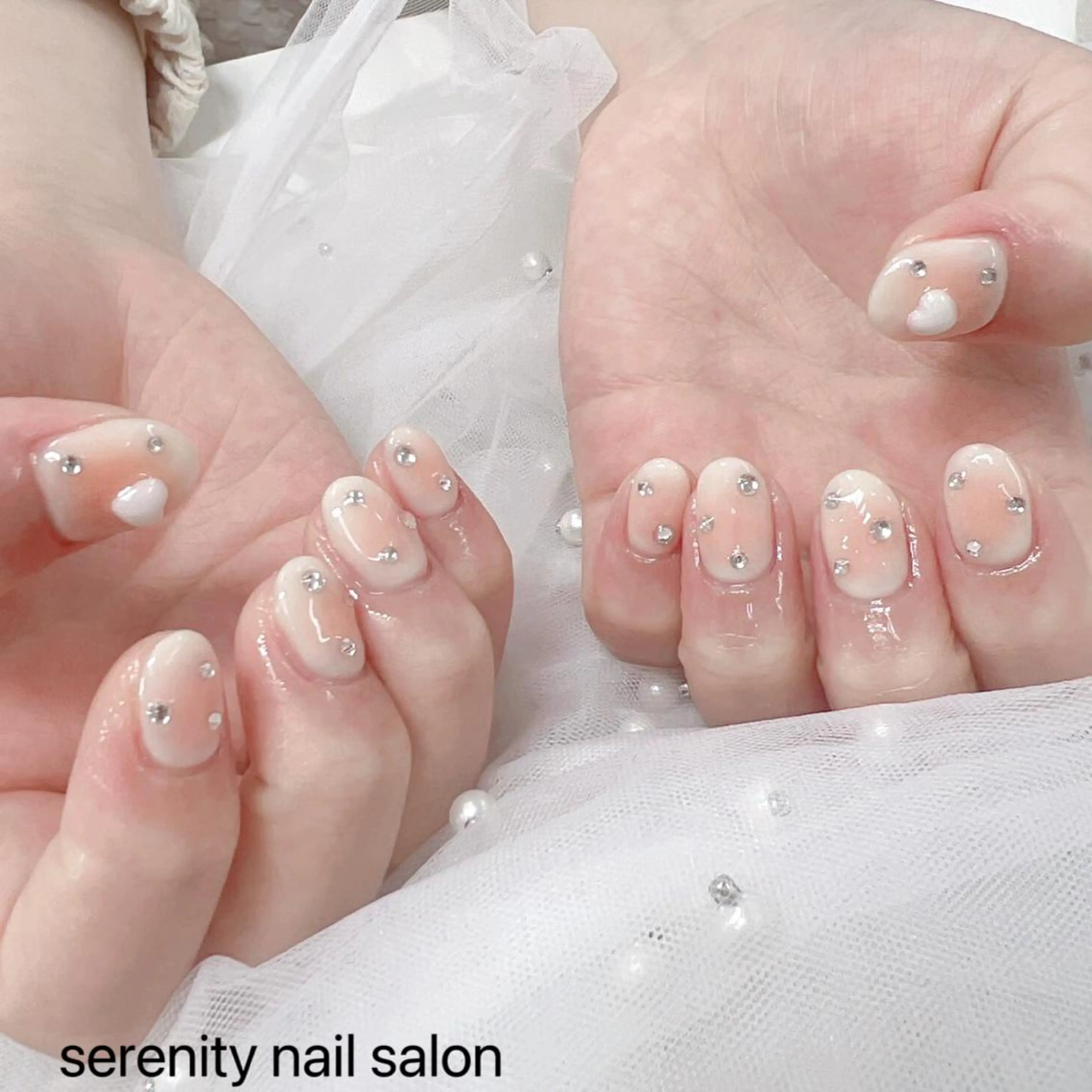 ネイル ハンドネイル ハンドケア ✨Serenity ワンホンネイルのネイルデザイン