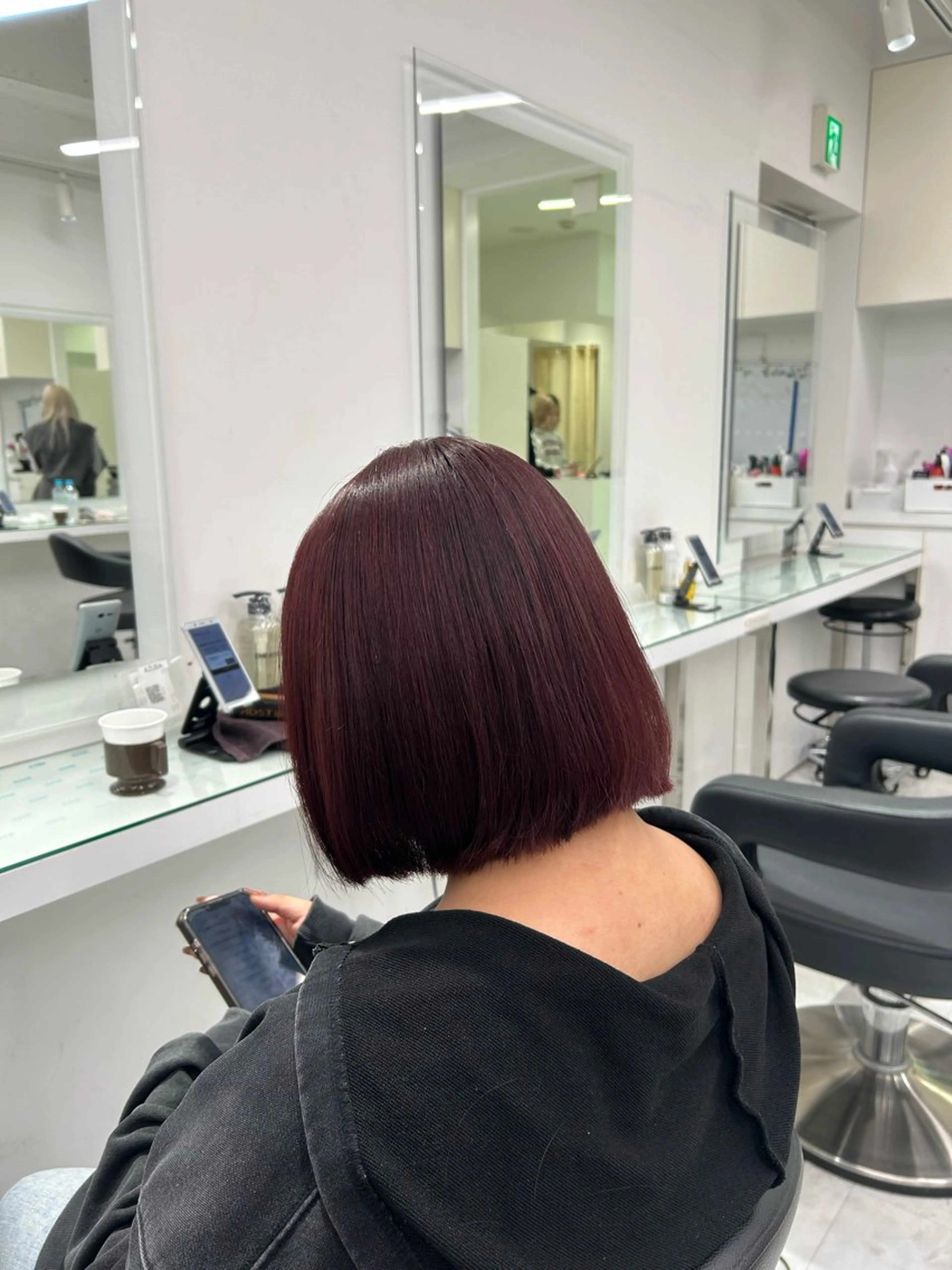 ショート カラー ヘアカラー ブリーチ無し透明感 🕊AZUSAのヘアスタイル