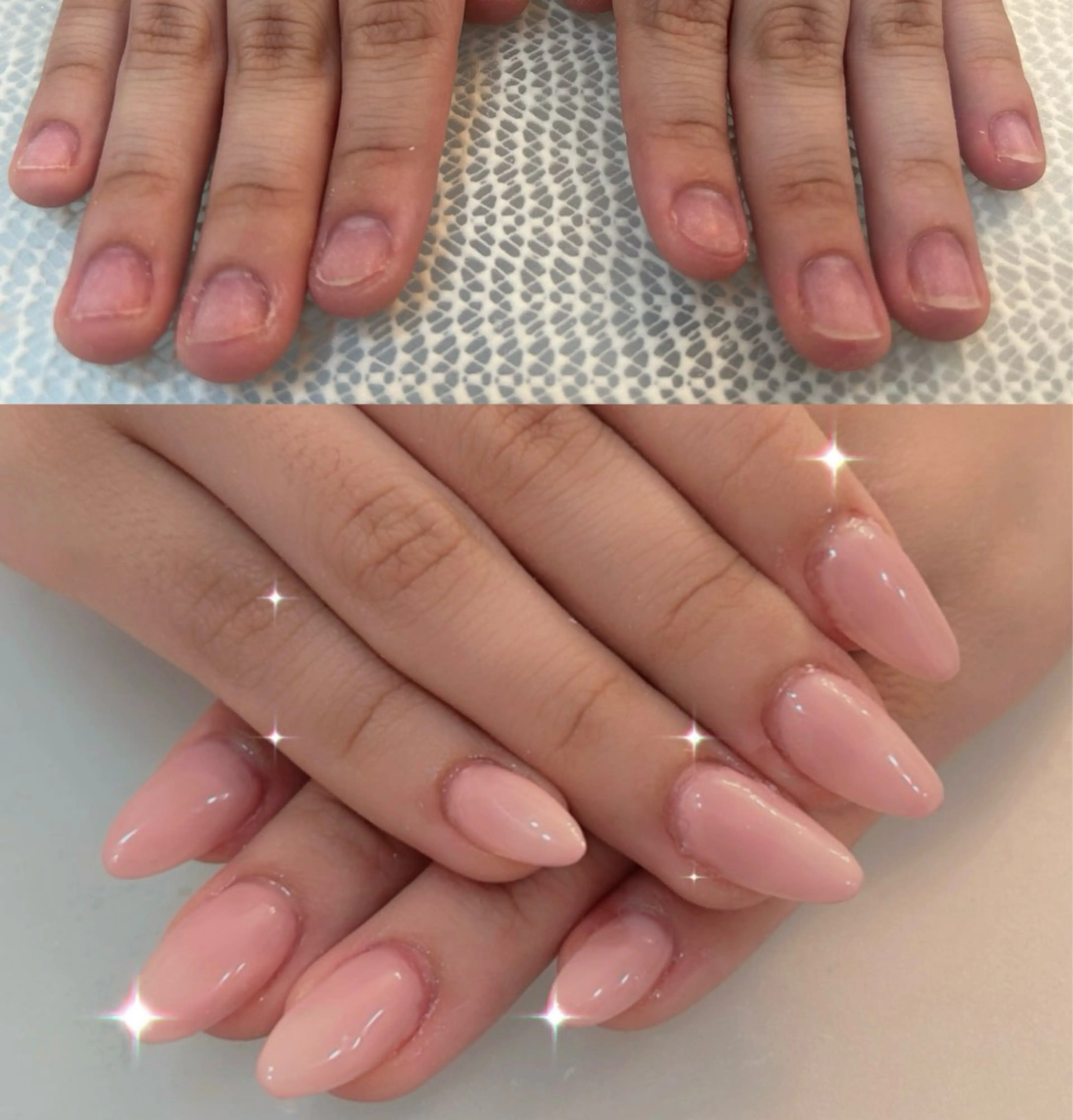ネイル 長さ出し シンプルネイル ネイルチップ ハンドネイル CherieNail 💗manaのネイルデザイン
