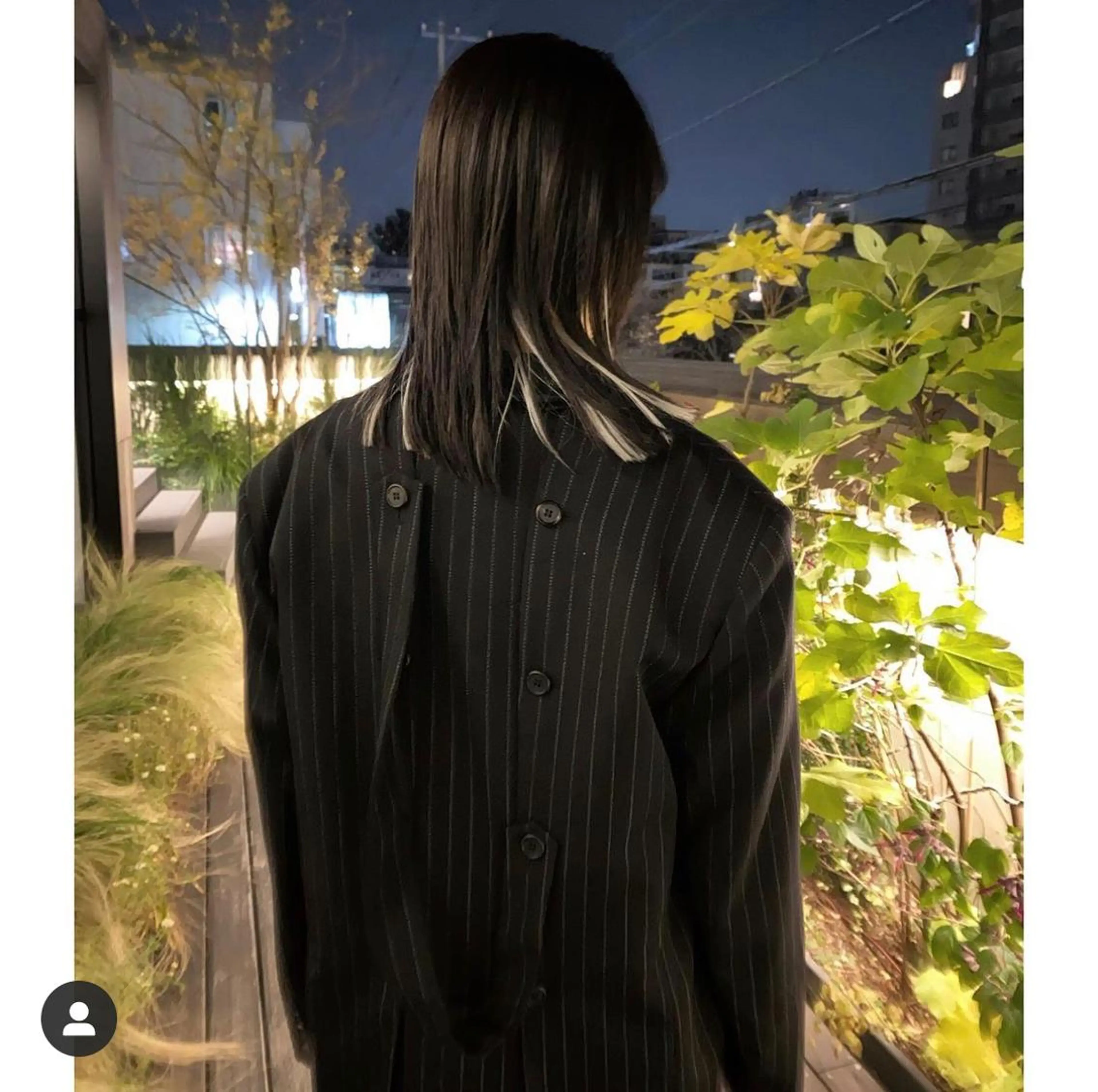 セミロング カラー ヘアアレンジ ブリーチ インナーカラー 【姫カット】 ナカムラコウキのヘアスタイル