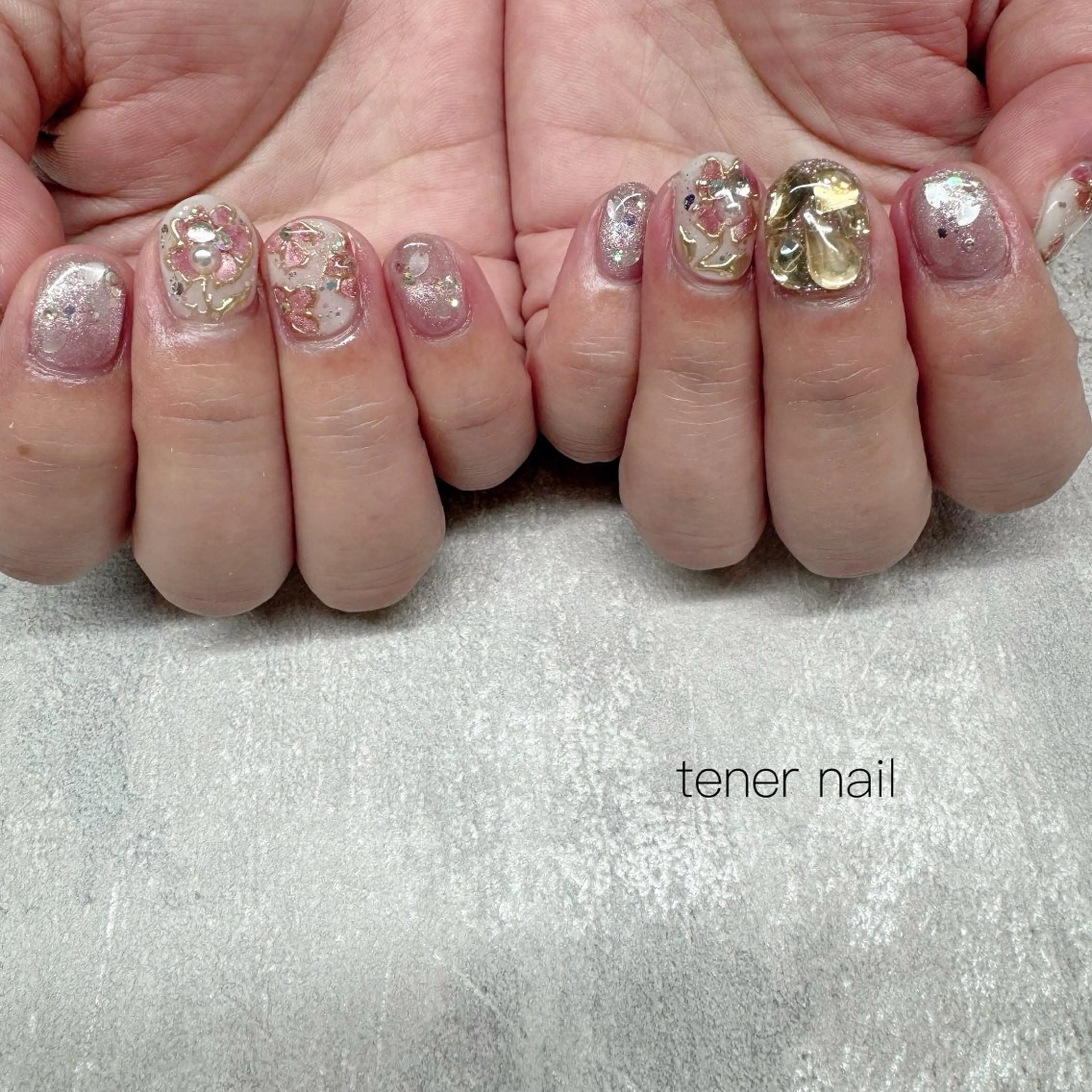 ネイル 春ネイル ハンドネイル tener  nail  テネルネイル所属・テネルネイル tener nailのネイルデザイン