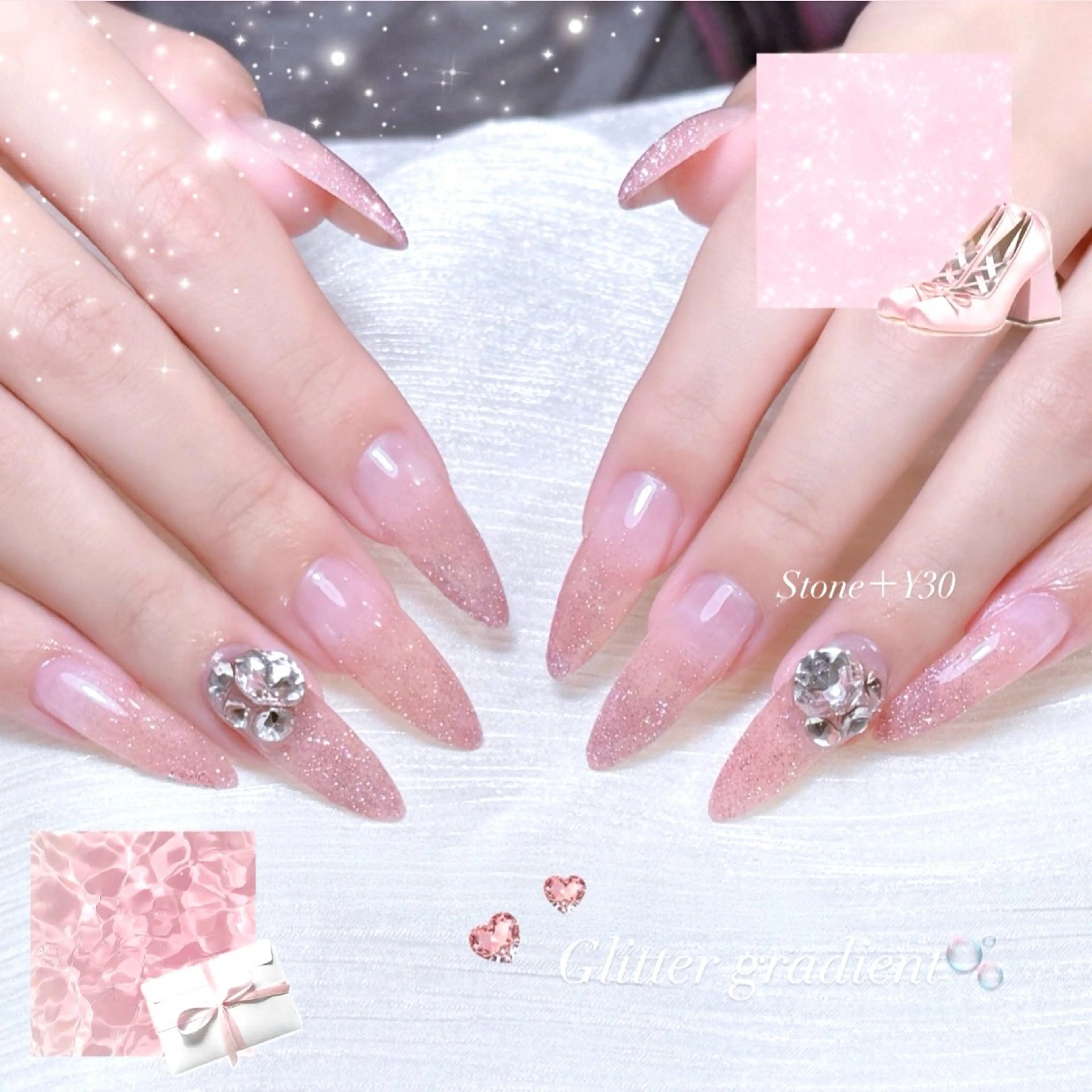 【チップ長さだし】ワンカラーorラメグラの写真