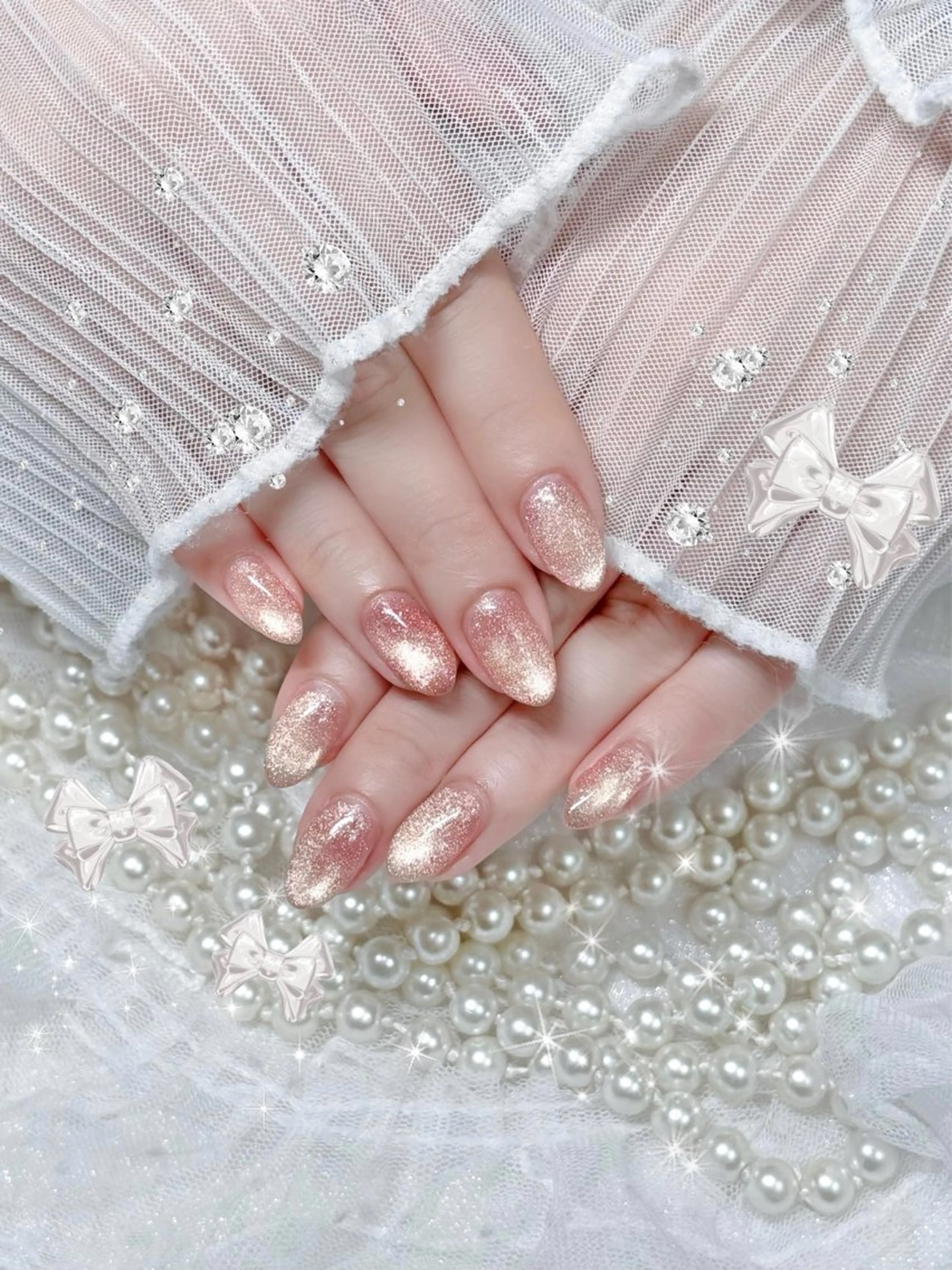 ネイル フラッシュネイル ハンドネイル 12/12空✩⡱🩵 aoi🩵のネイルデザイン