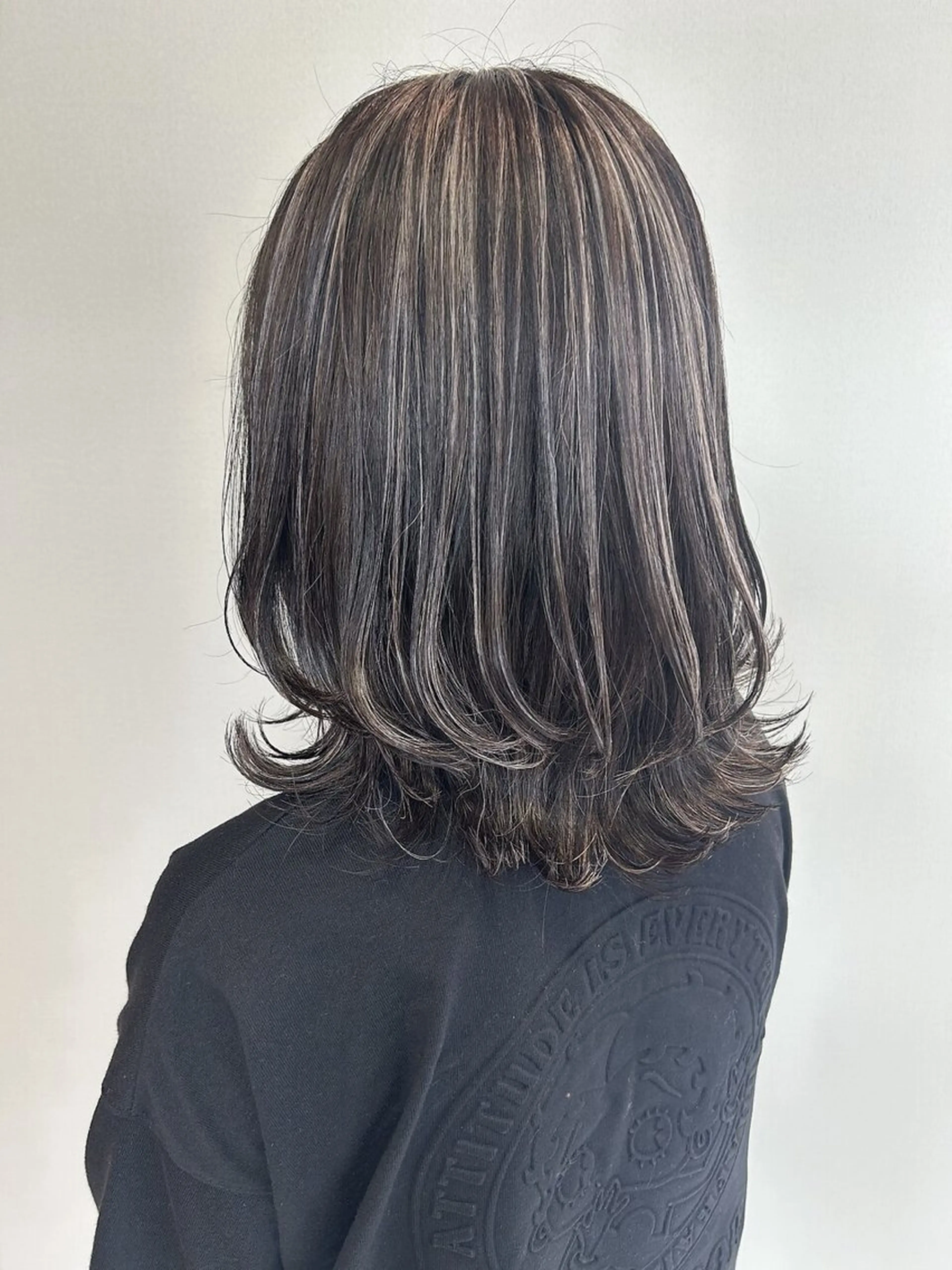 ミディアム カラー Hair&Make ange 中野店のヘアスタイル