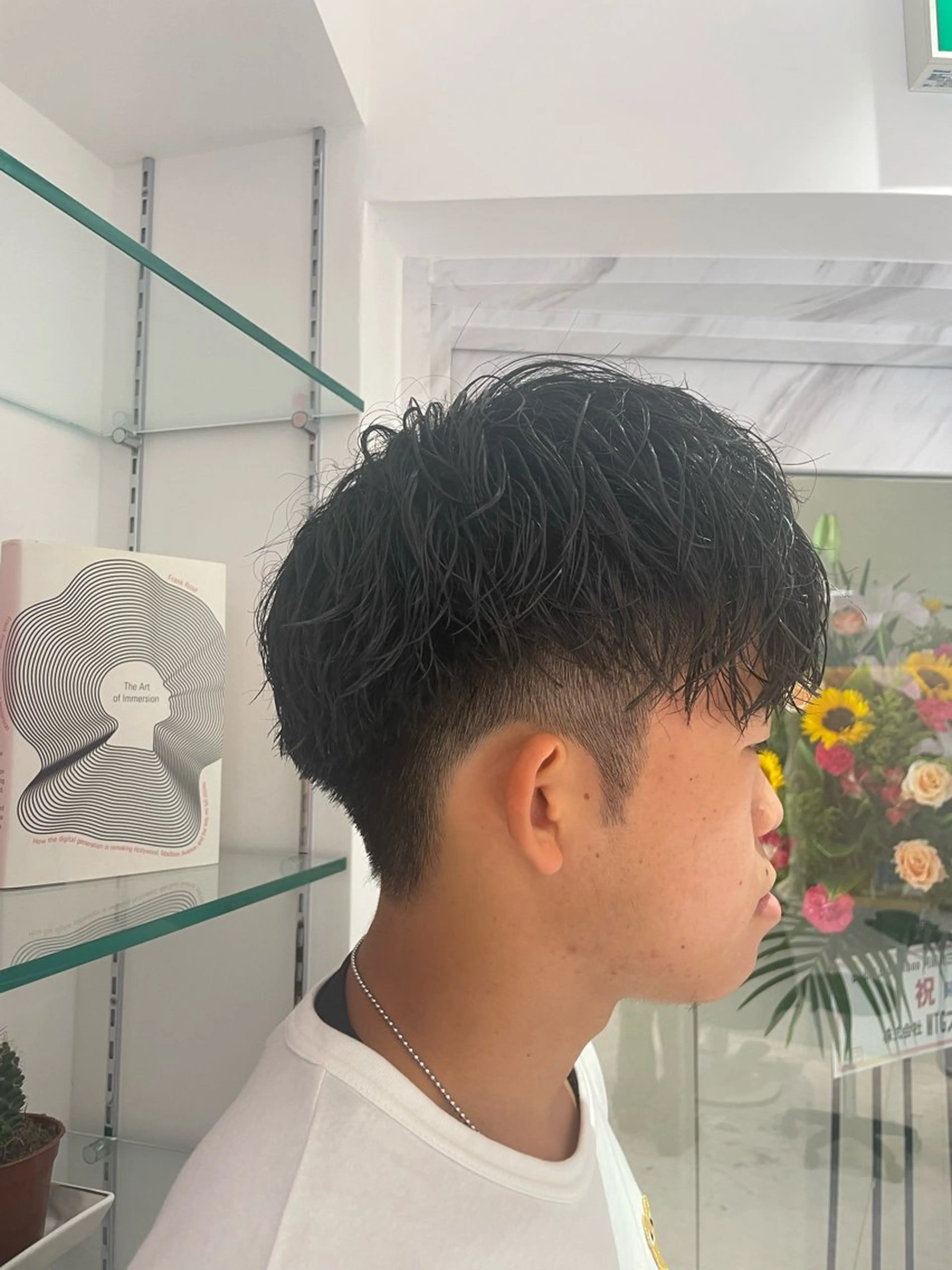 パーマ メンズ カット パーマ 佐藤 綾郁のヘアスタイル
