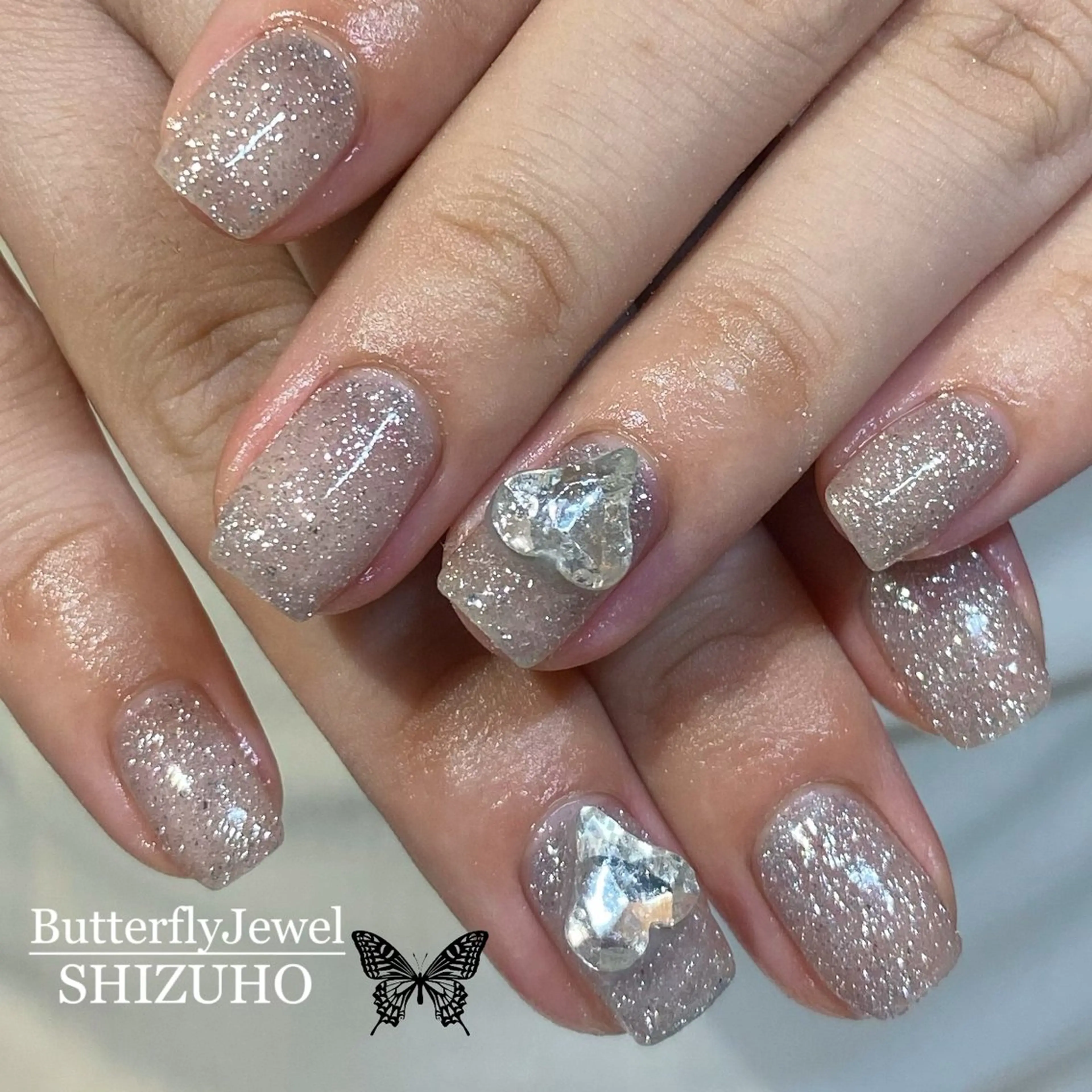ネイル フラッシュネイル ハンドネイル Butterfly Jewel本店 石原のネイルデザイン