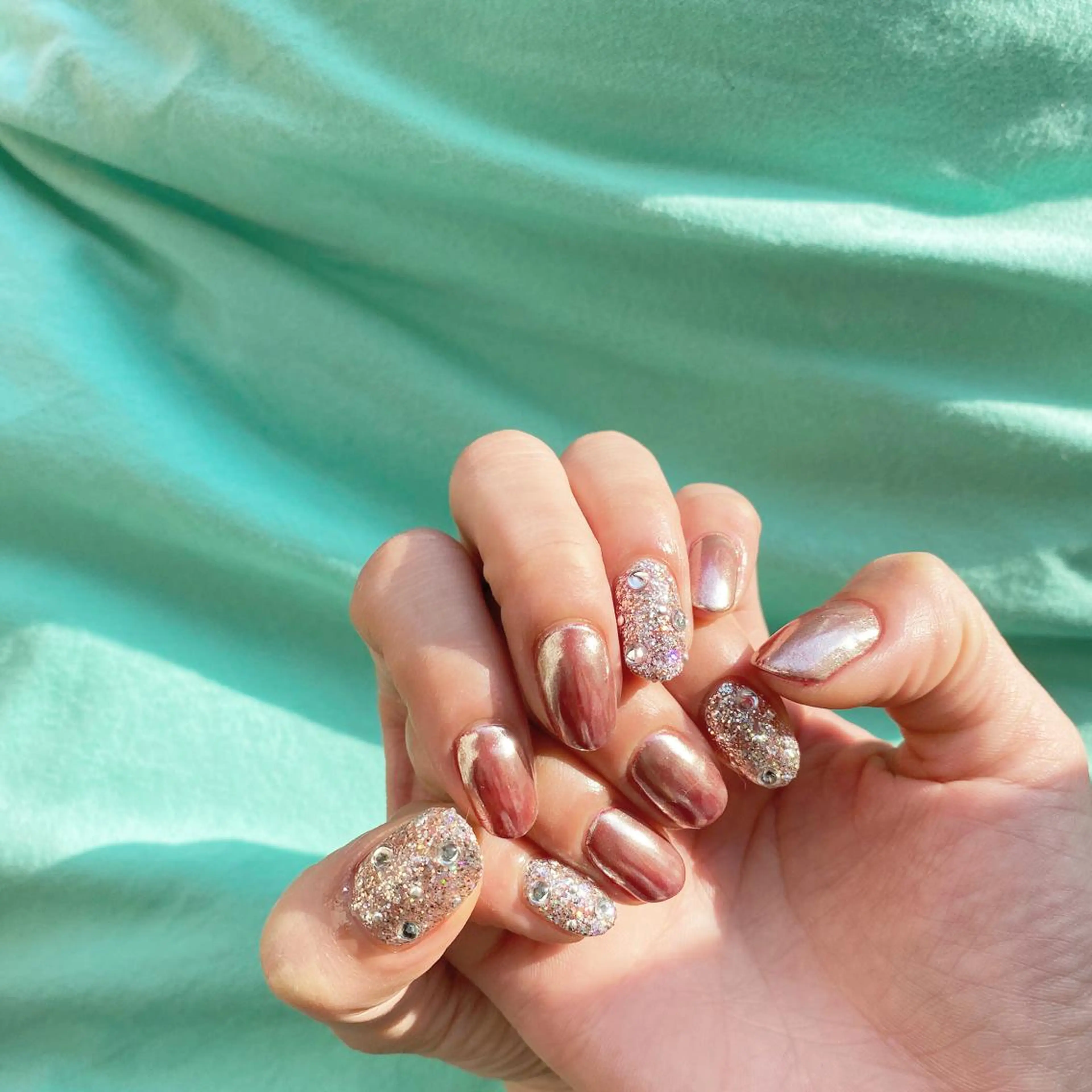 ネイル ミラーネイル Heho nailのネイルデザイン