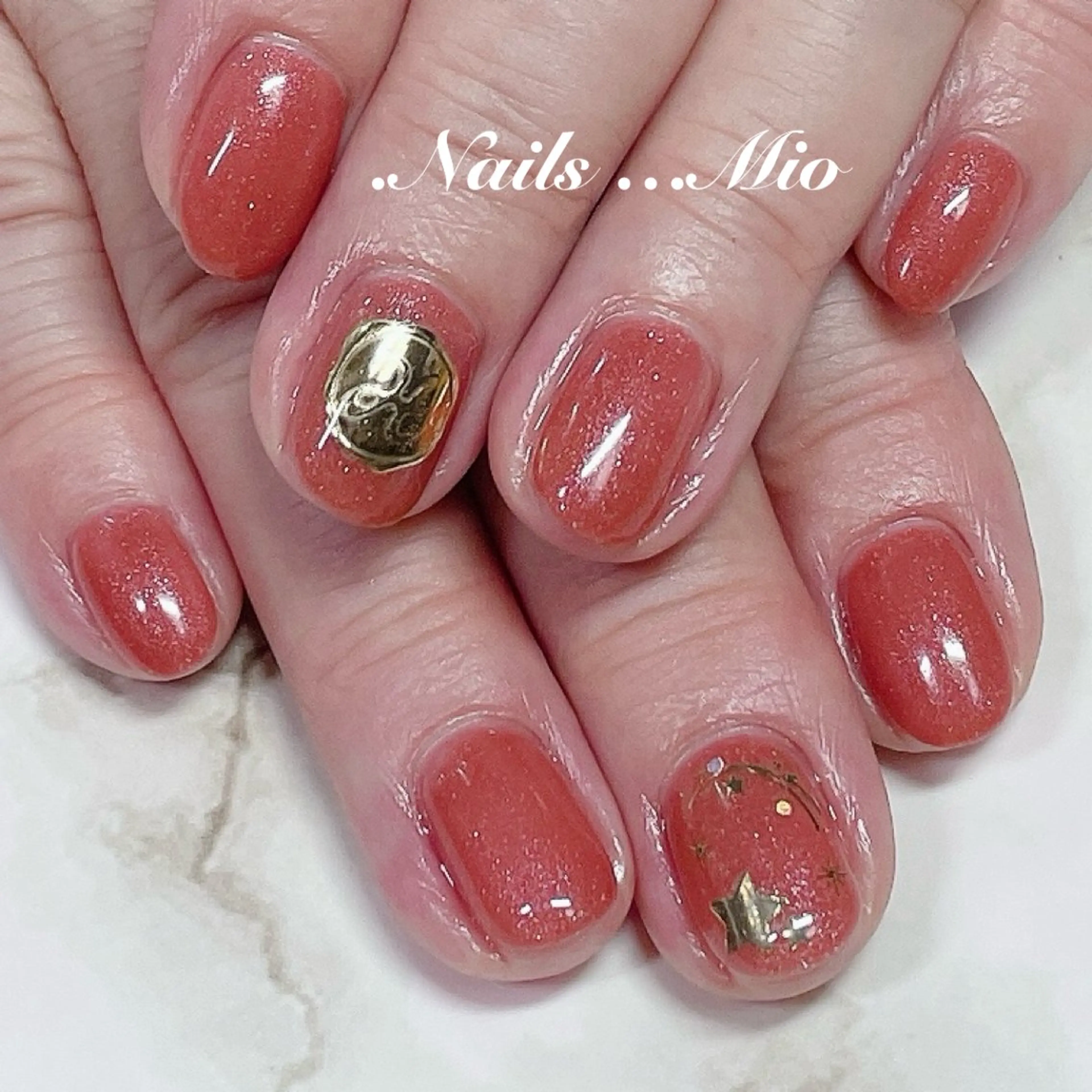ネイル アートネイル ジェルネイル ワンカラーネイル .Nails Mio 赤羽西ネイルサロンのネイルデザイン